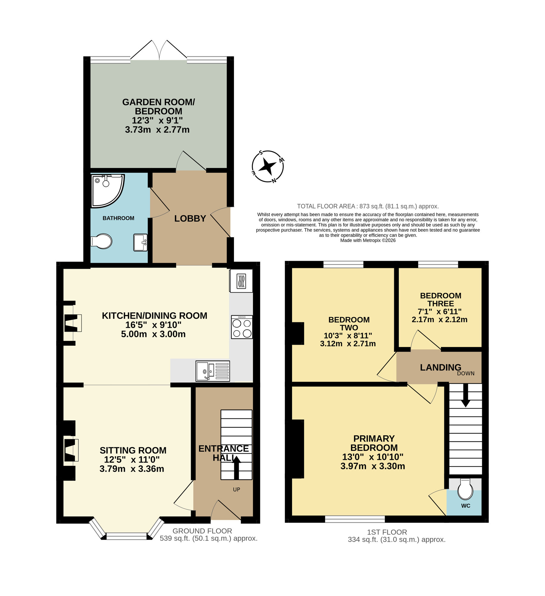 Floorplan of 3 bedroom Mid Terrace House for sale, Cross Street, Hoxne, Suffolk, IP21