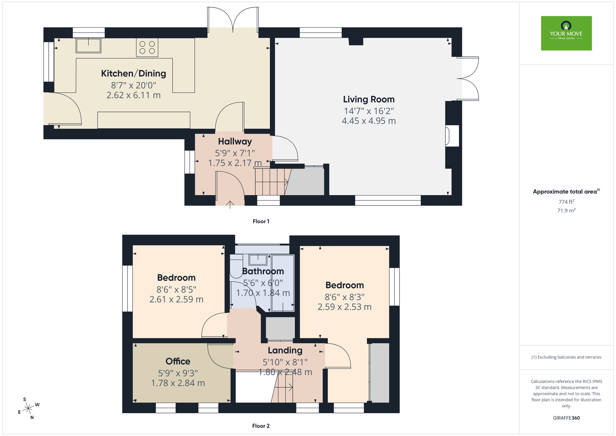 Floorplan of 2 bedroom Detached House for sale, Field View Gardens, Beccles, Suffolk, NR34