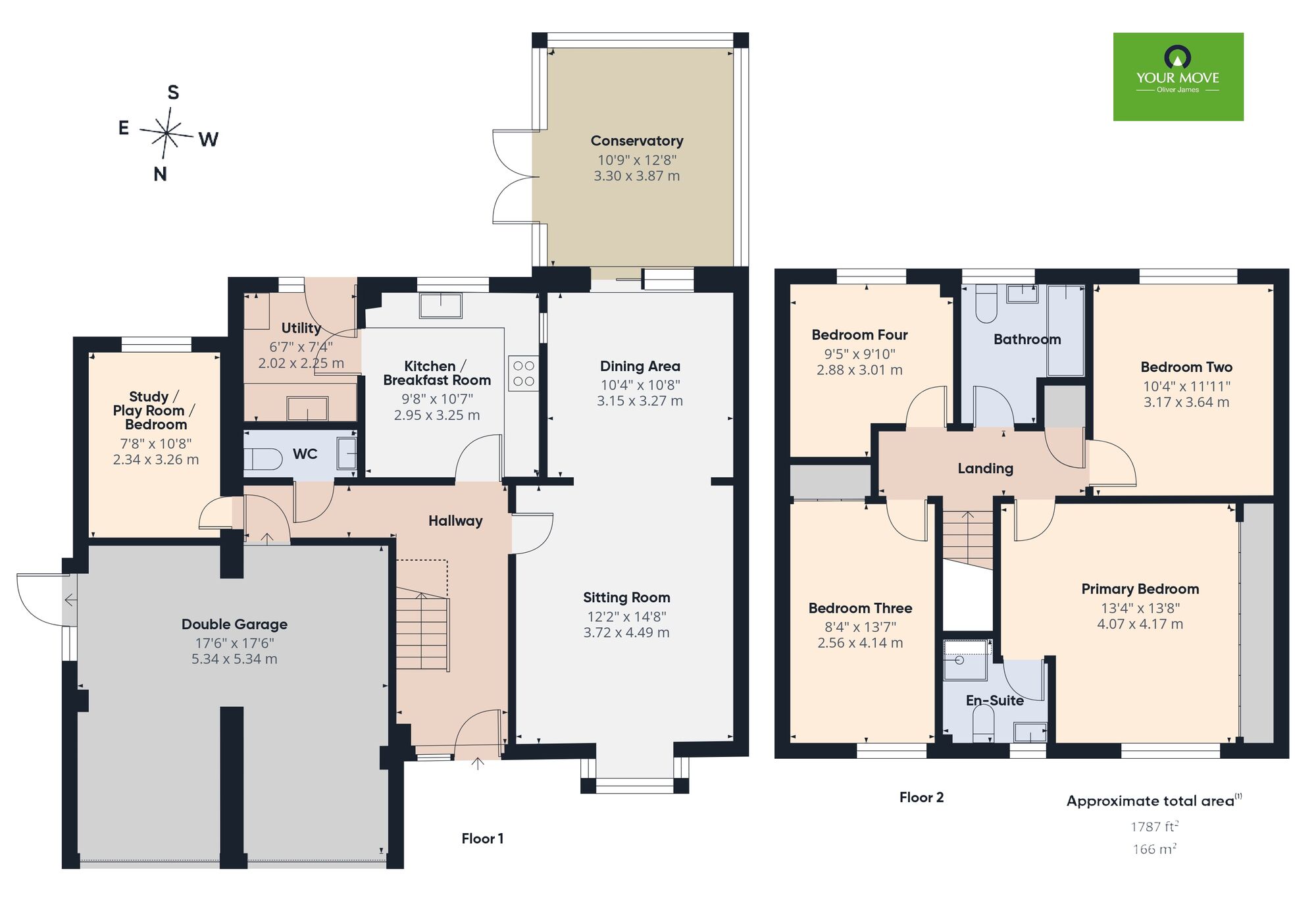 Floorplan of 4 bedroom Detached House for sale, The Laurels, Worlingham, Suffolk, NR34
