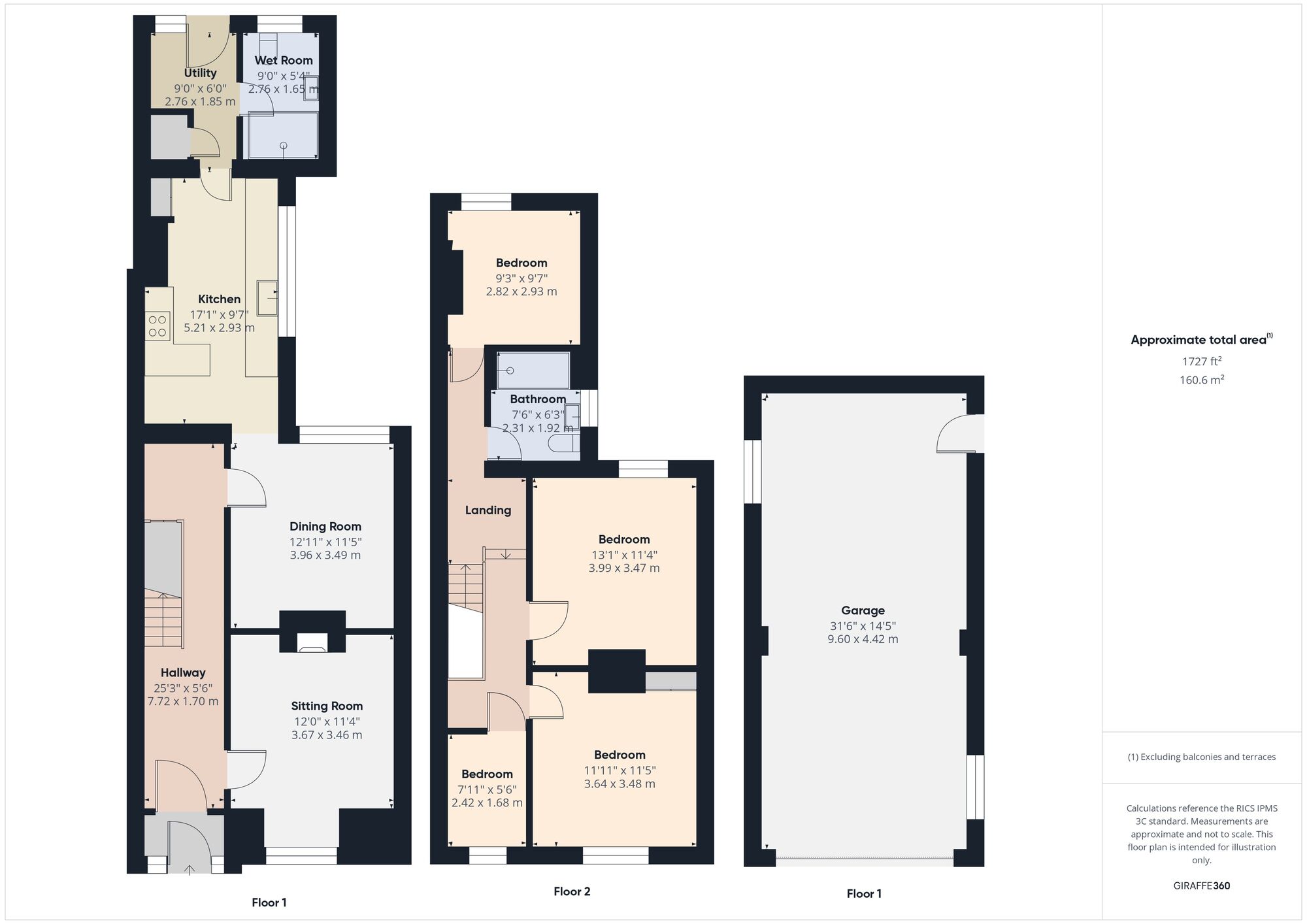Floorplan of 4 bedroom Mid Terrace House for sale, St. Johns Road, Bungay, Suffolk, NR35