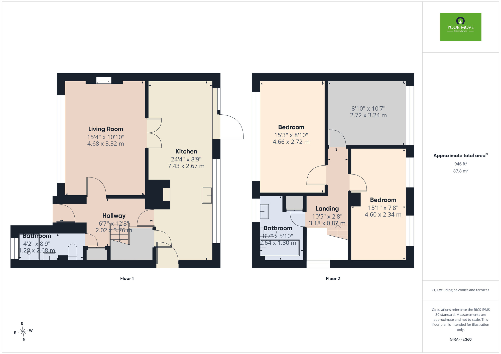 Floorplan of 3 bedroom Detached House for sale, Foxglove Close, Lowestoft, Suffolk, NR33