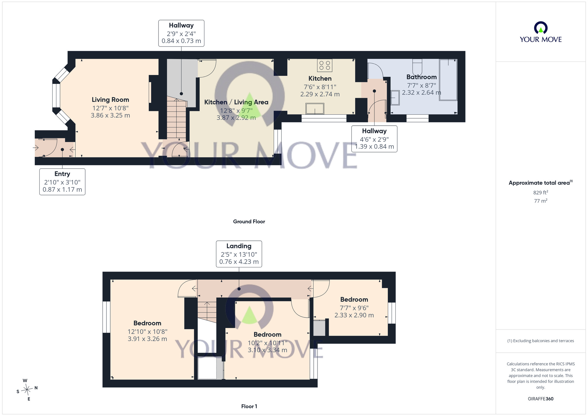 Floorplan of 3 bedroom Mid Terrace House for sale, Victoria Road, Lowestoft, Suffolk, NR33