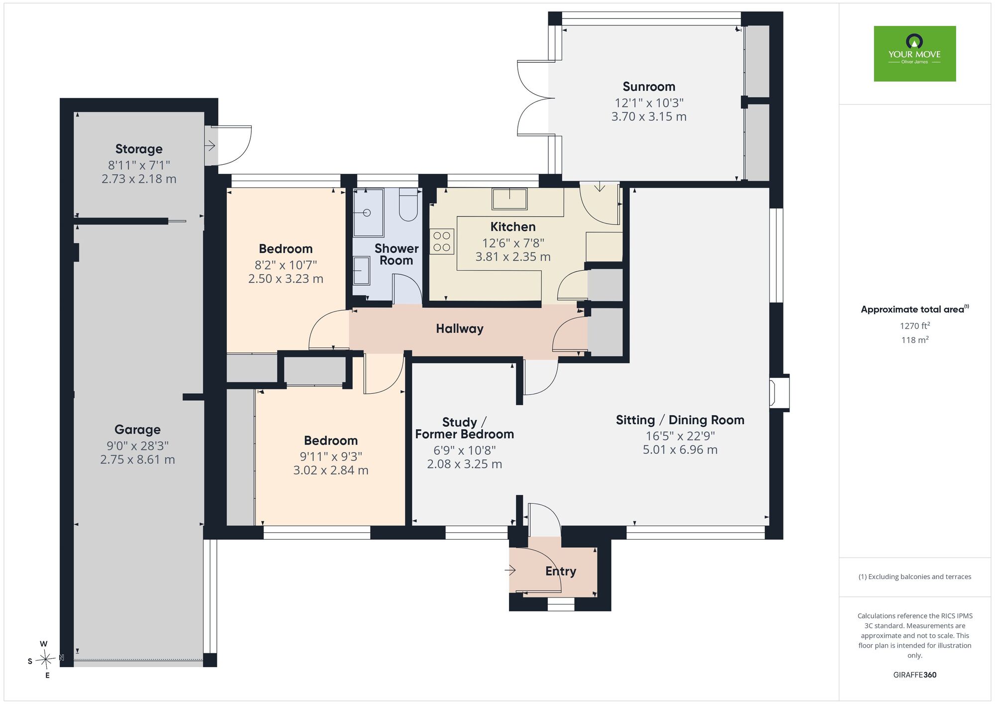 Floorplan of 2 bedroom Detached Bungalow for sale, Lockhart Road, Ellingham, Norfolk, NR35
