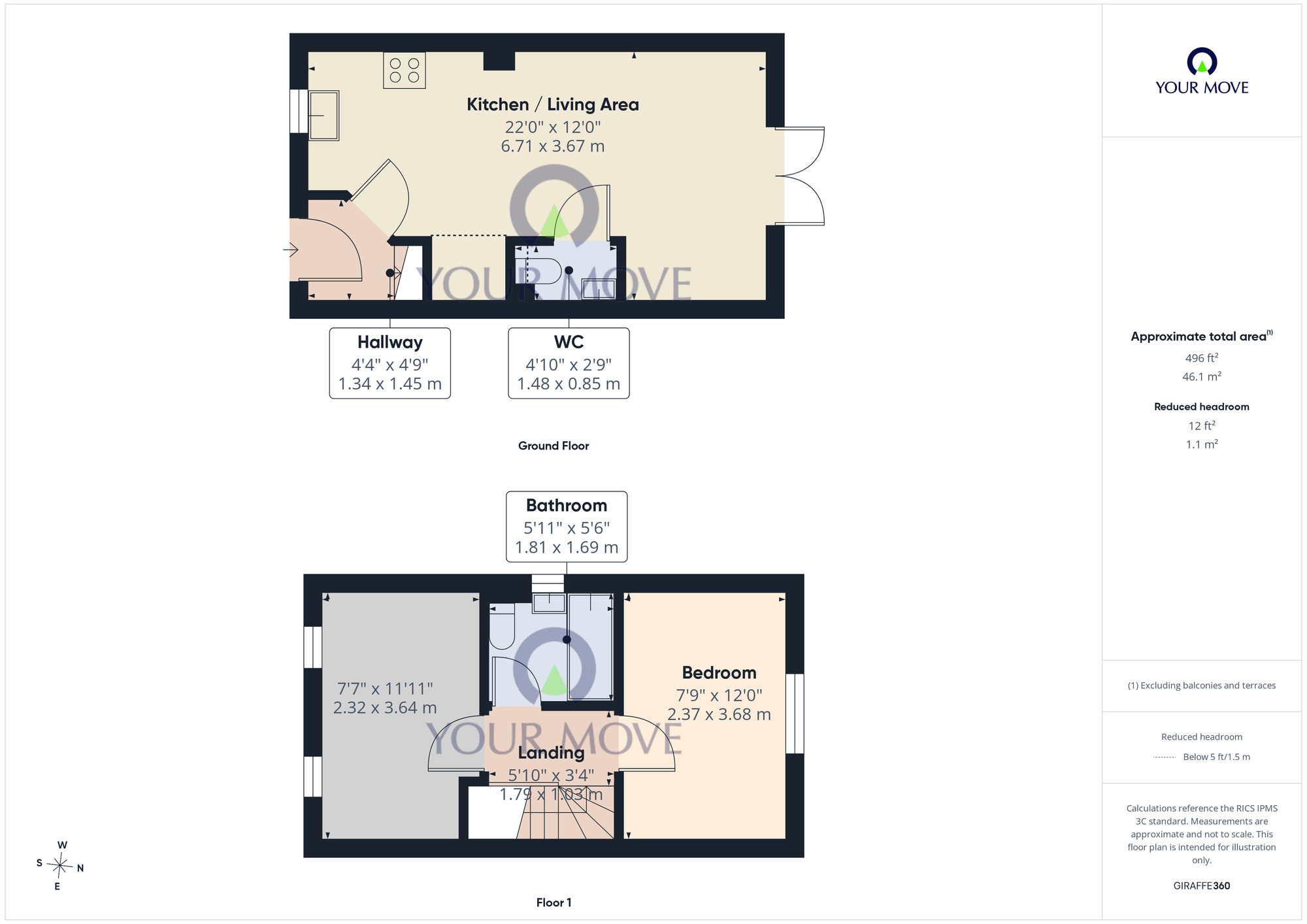 Floorplan of 2 bedroom End Terrace House for sale, Dubordien Close, Oulton, Suffolk, NR32