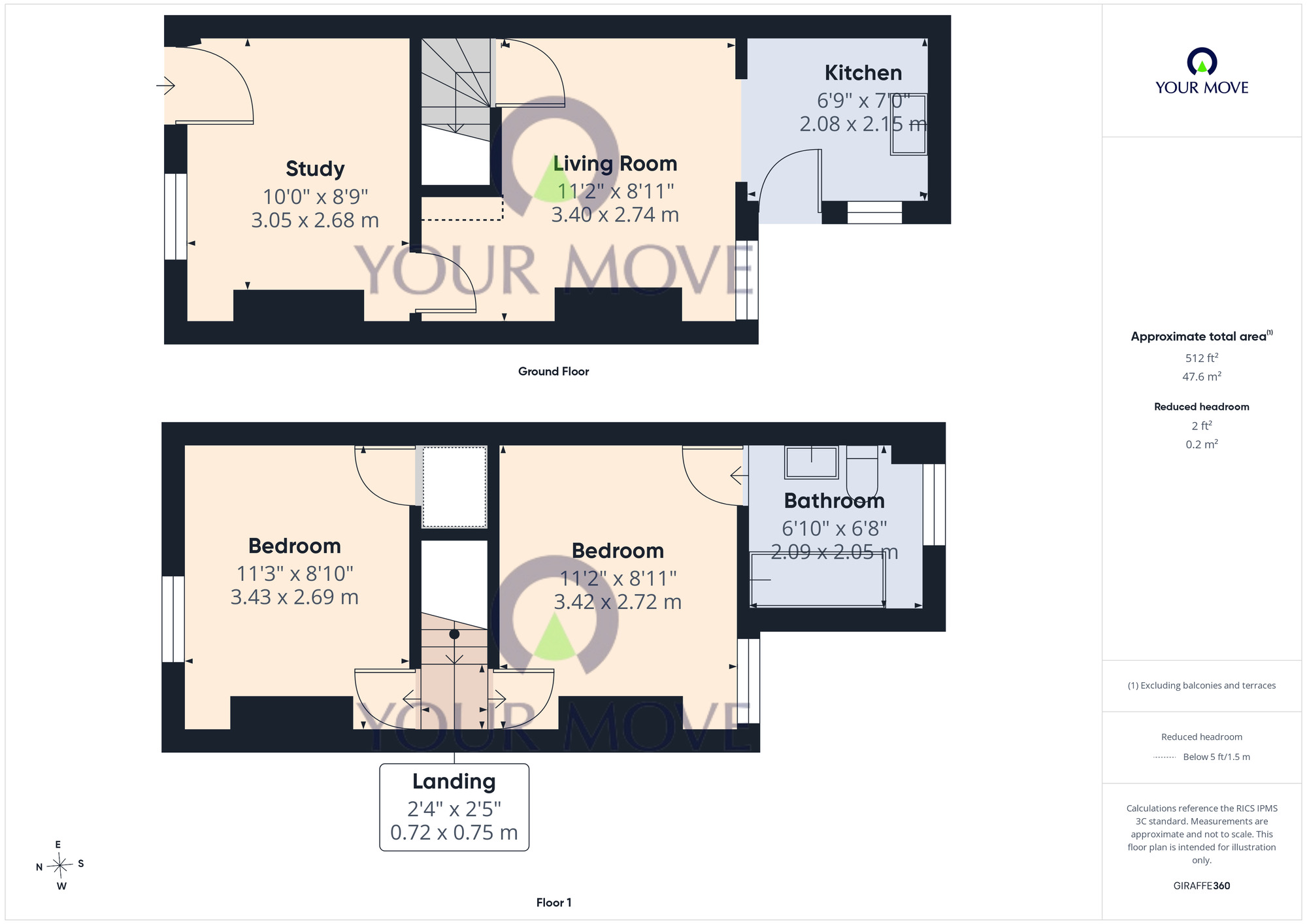 Floorplan of 2 bedroom End Terrace House for sale, Norwich Road, Lowestoft, Suffolk, NR32