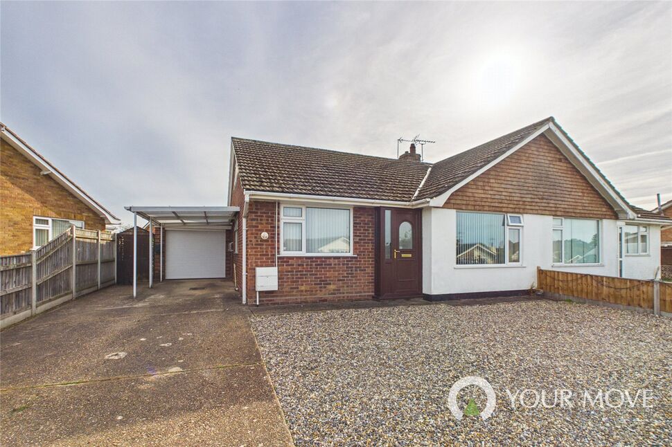 Main image of 2 bedroom Semi Detached Bungalow for sale, Newland Avenue, Worlingham, Suffolk, NR34