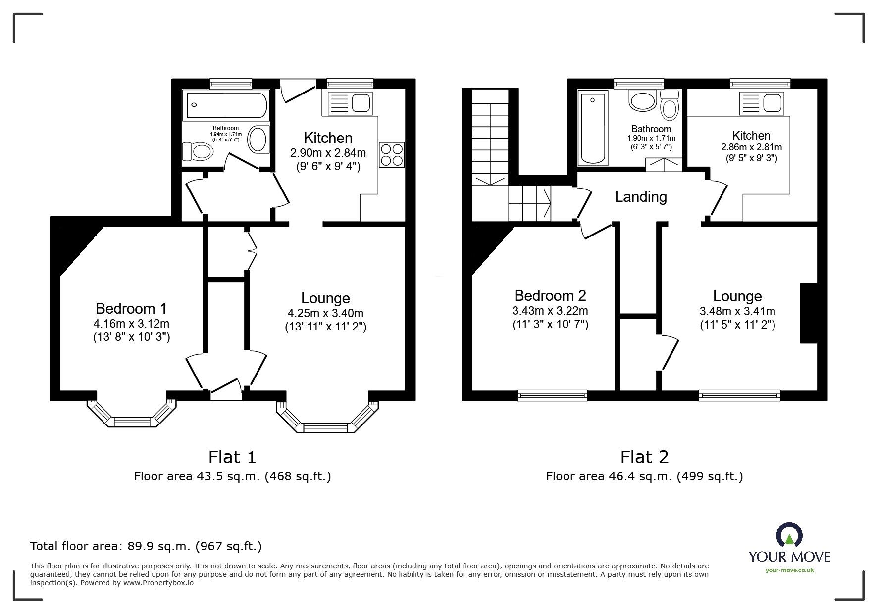 Floorplan of 2 bedroom End Terrace House for sale, Forge Lane, Ramsgate, Kent, CT11