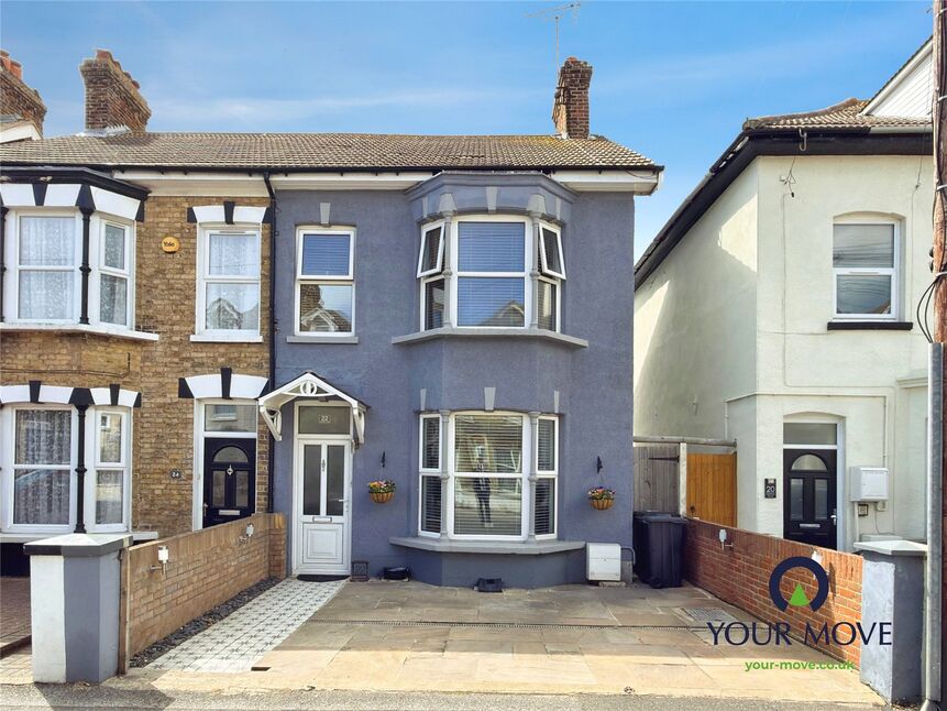 Main image of 3 bedroom Semi Detached House for sale, Osborne Road, Broadstairs, Kent, CT10