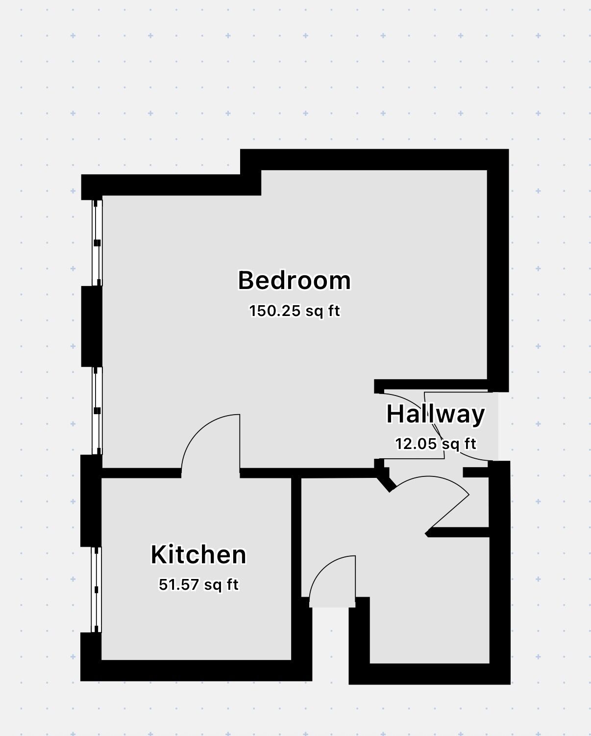 Floorplan of 1 bedroom Flat to rent, Sillwood Place, Brighton, East Sussex, BN1
