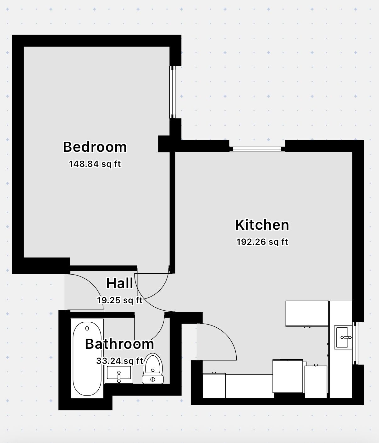Floorplan of 1 bedroom Flat to rent, Richmond Road, Brighton, East Sussex, BN2