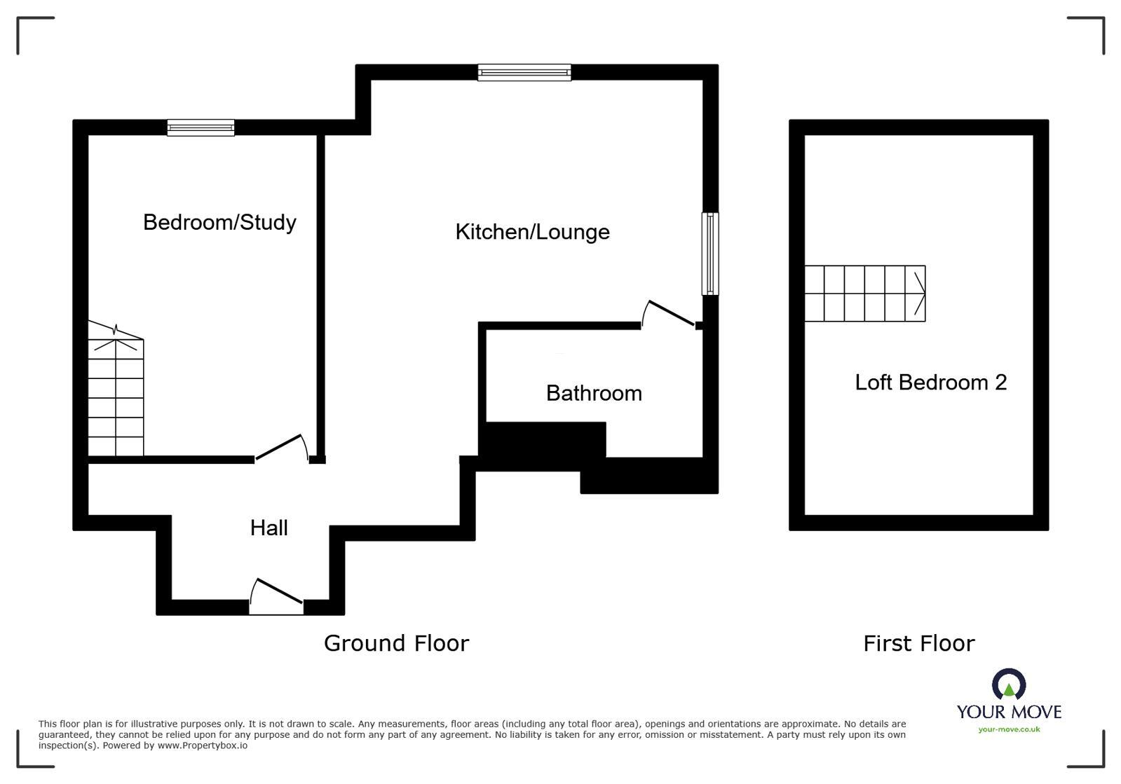 Floorplan of 1 bedroom Flat to rent, Medina Villas, Hove, East Sussex, BN3
