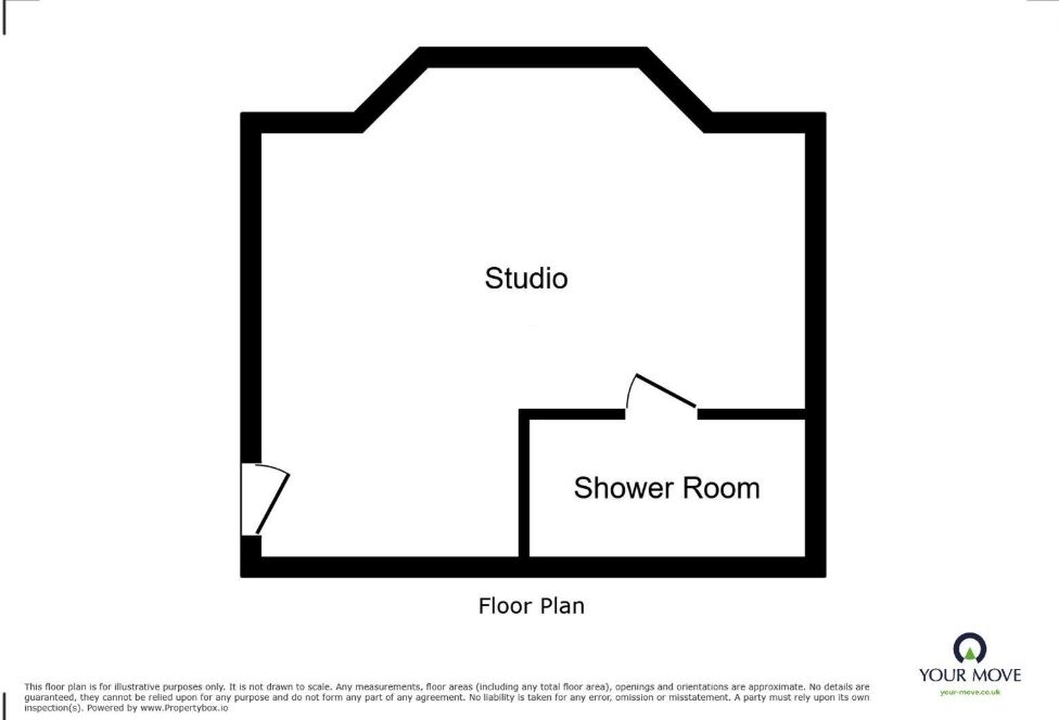 Floorplan of 1 bedroom Flat to rent, Egremont Place, Brighton, East Sussex, BN2