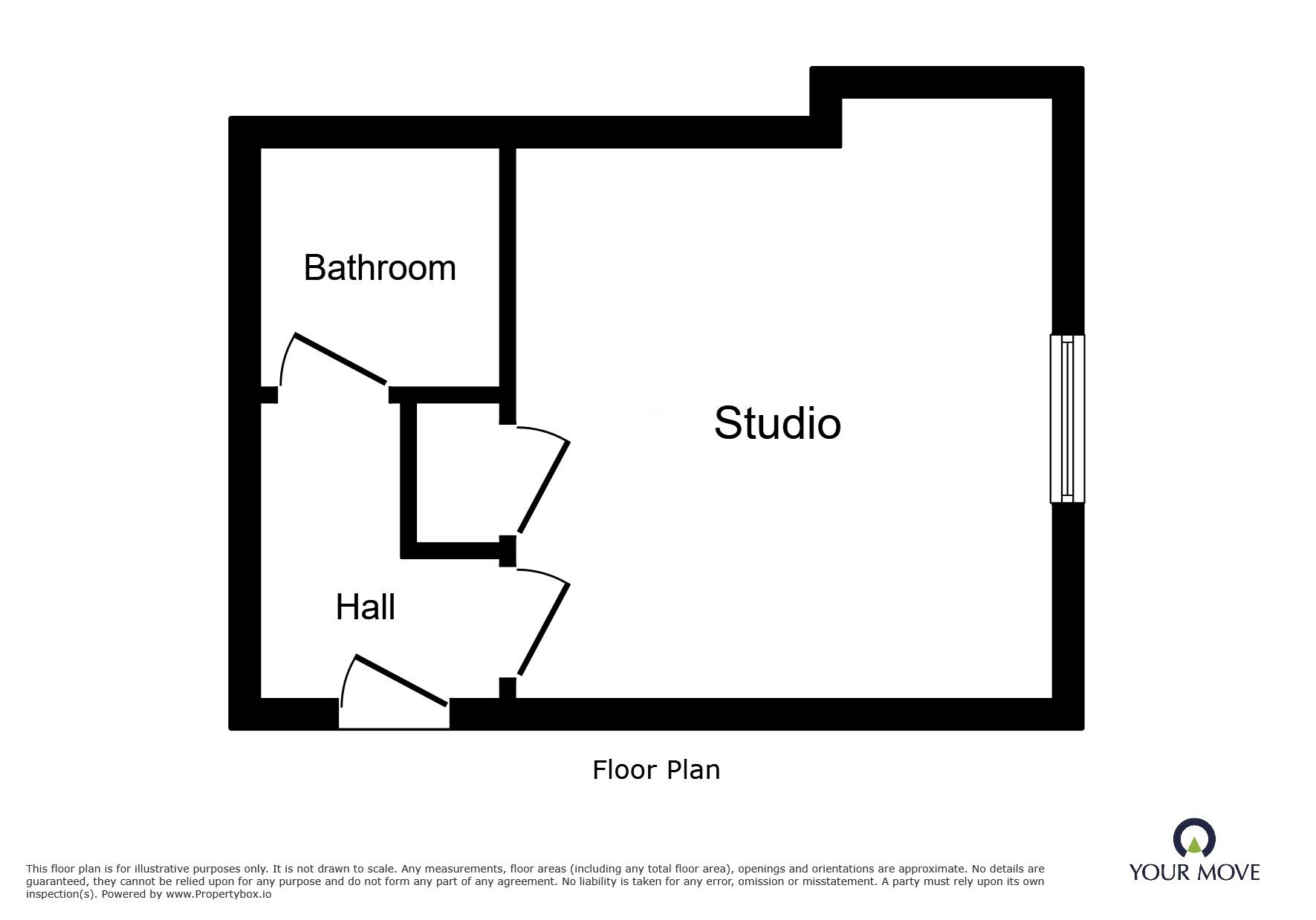 Floorplan of 1 bedroom Flat to rent, Church Road, Hove, East Sussex, BN3