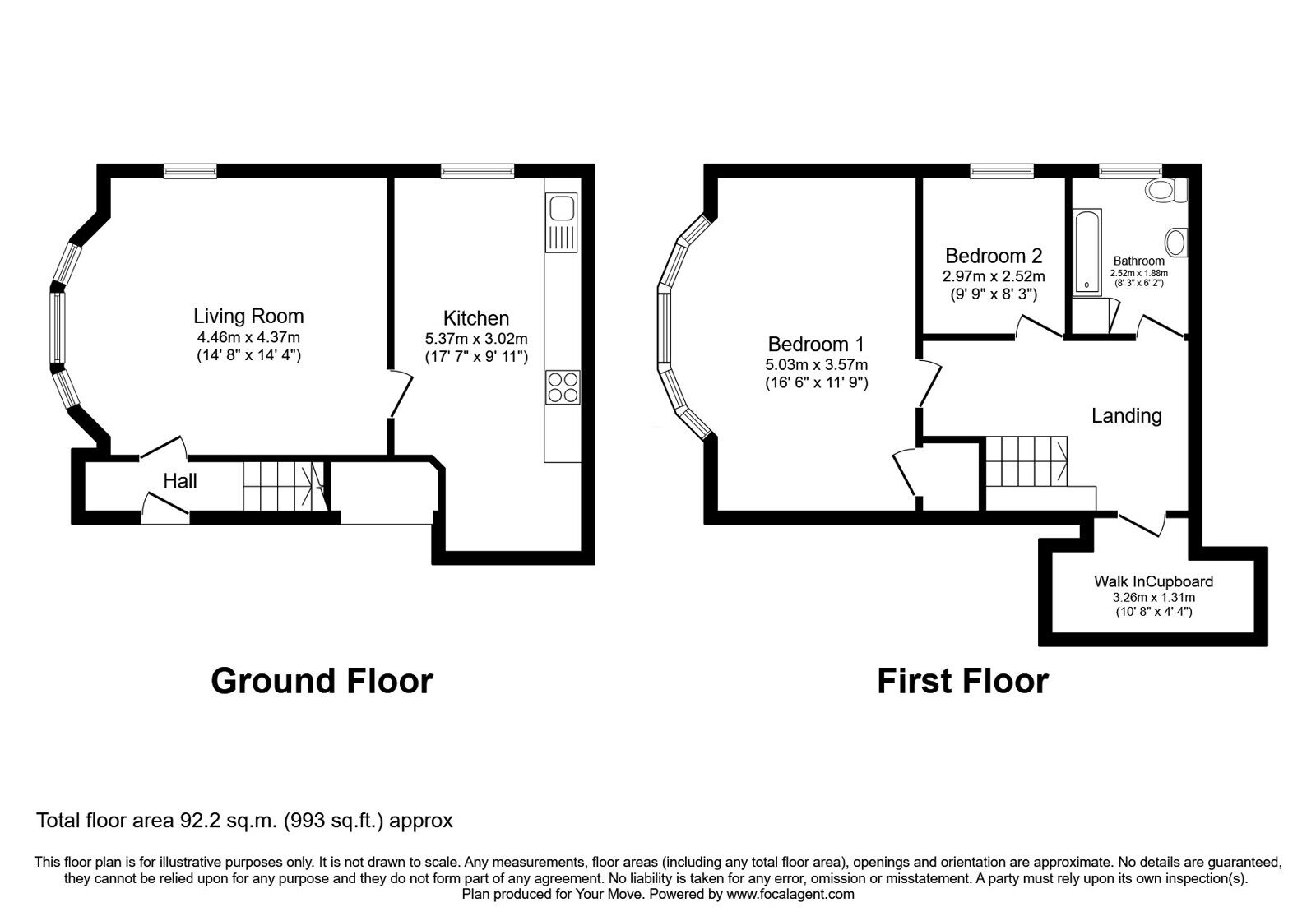 Floorplan of 2 bedroom Flat to rent, Woodlands Corner Lilford Road, Blackburn, BB1