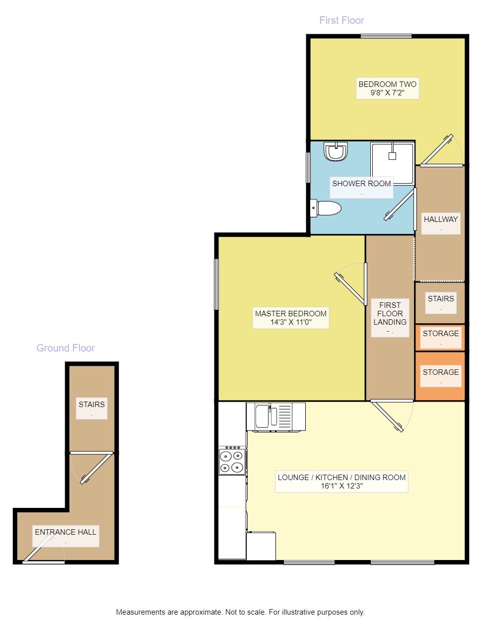 Floorplan of 2 bedroom Flat to rent, Franklin Road, Blackburn, BB2