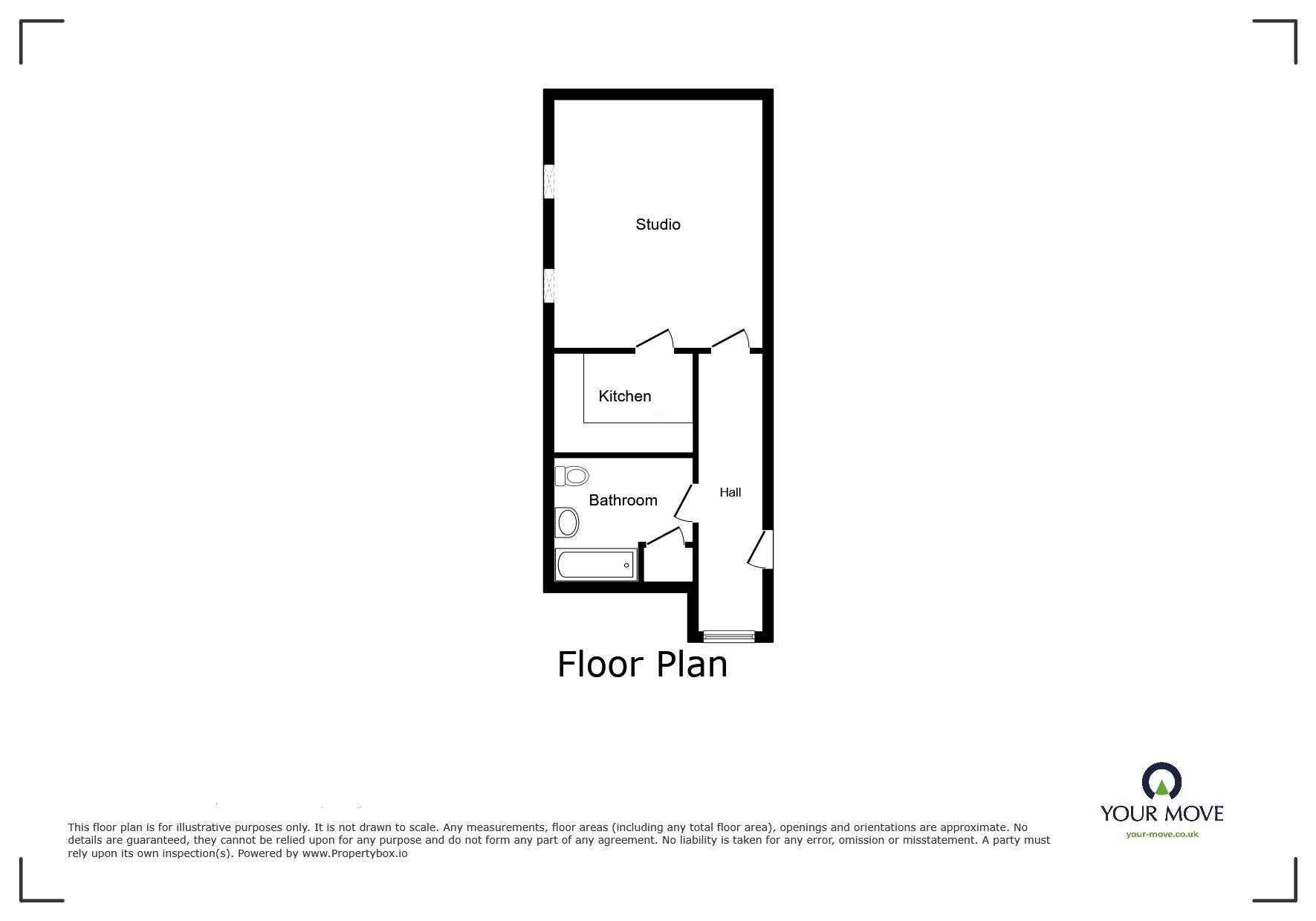 Floorplan of Flat to rent, Stocker Road, Bognor Regis, West Sussex, PO21