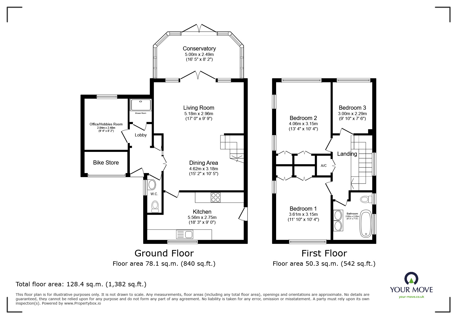 Floorplan of 3 bedroom Link Detached House for sale, Blondell Drive, Bognor Regis, West Sussex, PO21