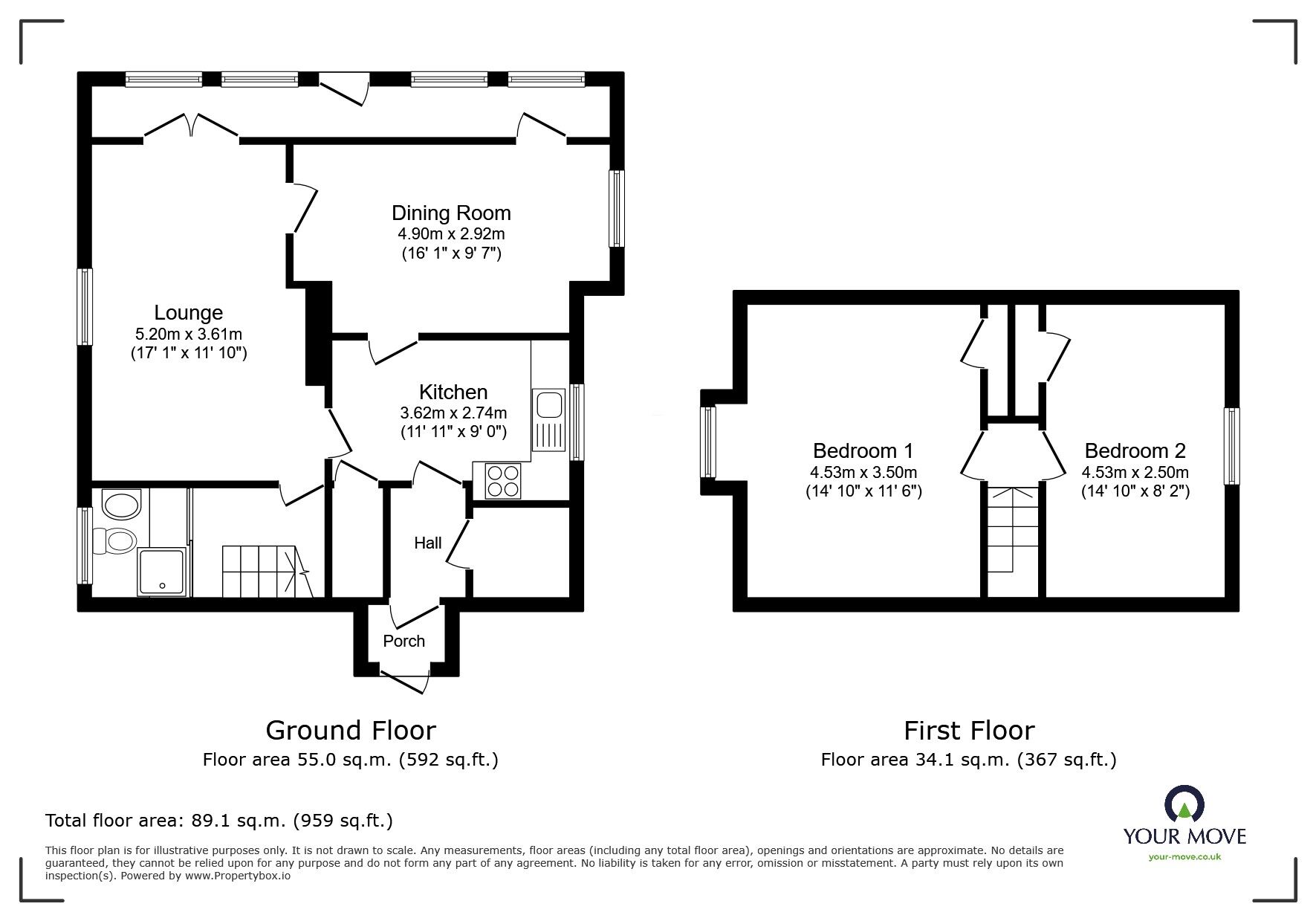 Floorplan of 3 bedroom Detached House for sale, Chichester Road, Bognor Regis, West Sussex, PO21