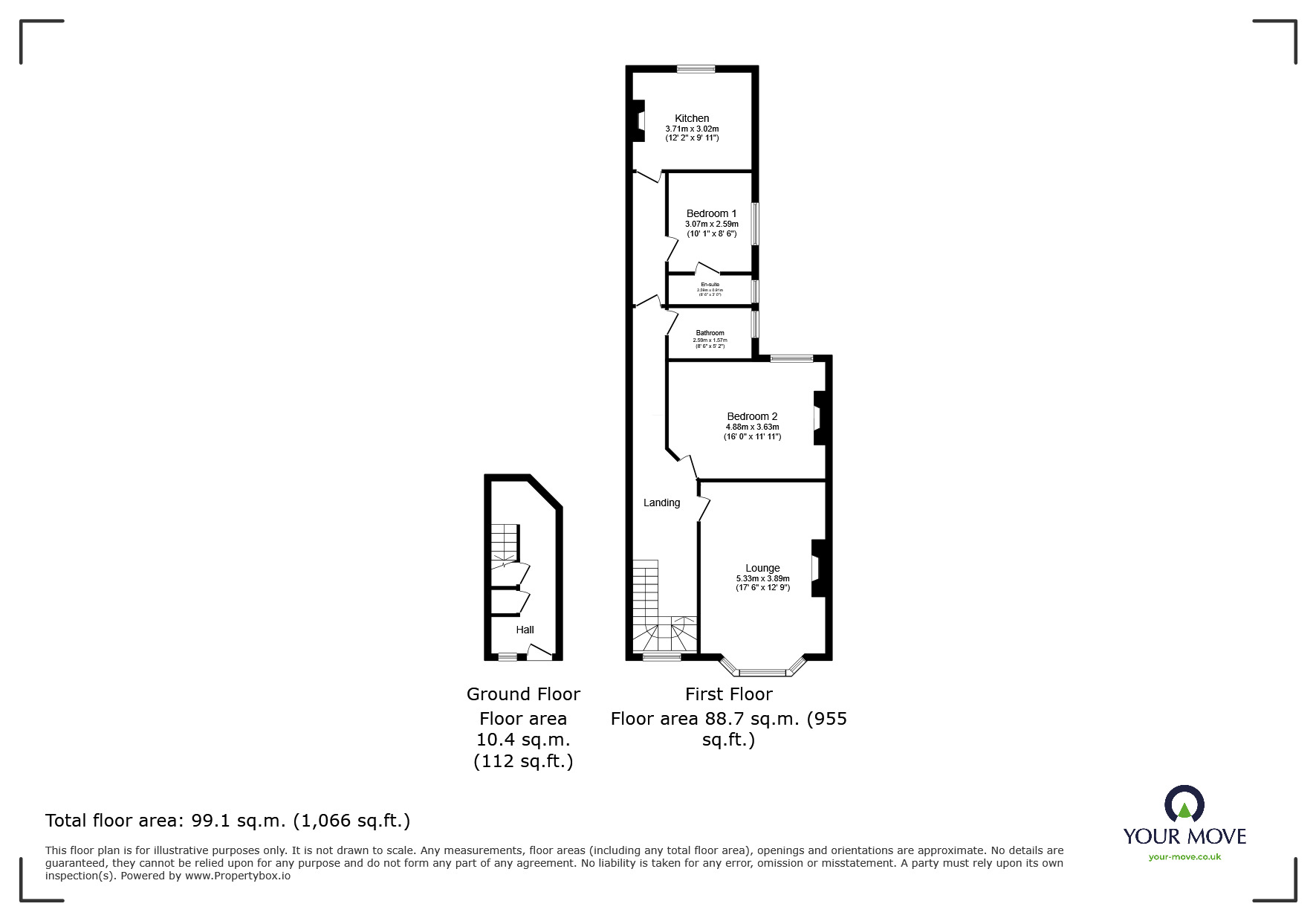 Floorplan of 4 bedroom Semi Detached House for sale, Richmond Avenue, Bognor Regis, West Sussex, PO21