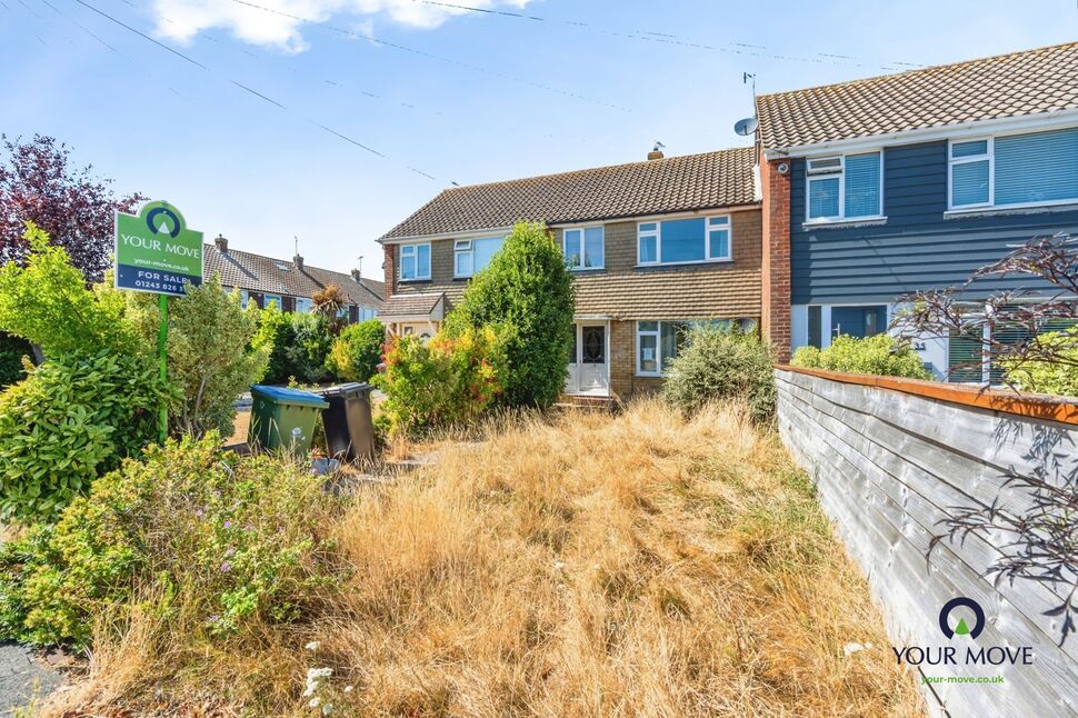 Main image of 3 bedroom Mid Terrace House for sale, Pembroke Way, Bognor Regis, West Sussex, PO21