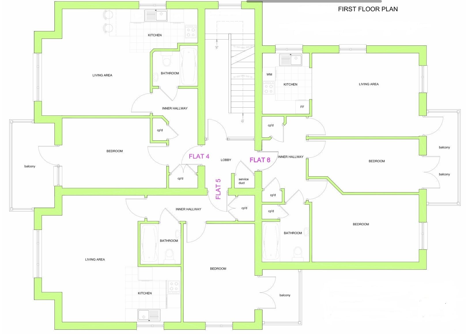 Floorplan of 1 bedroom Flat to rent, Victoria Drive, Bognor Regis, West Sussex, PO21