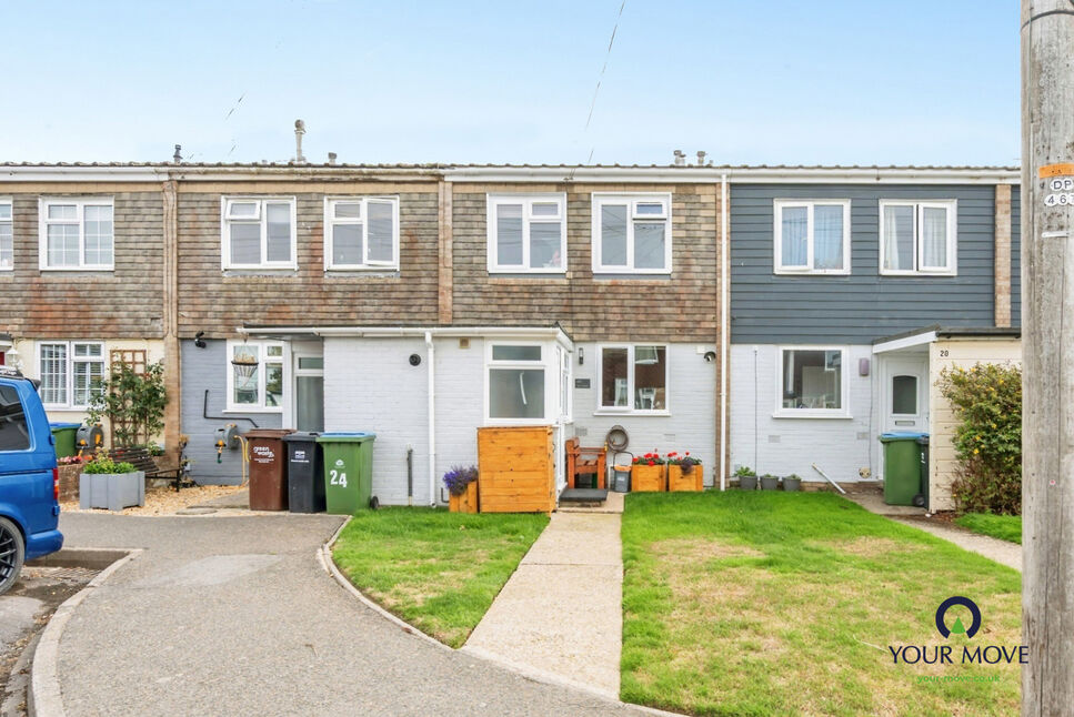Main image of 3 bedroom Mid Terrace House for sale, Swandene, Bognor Regis, West Sussex, PO21