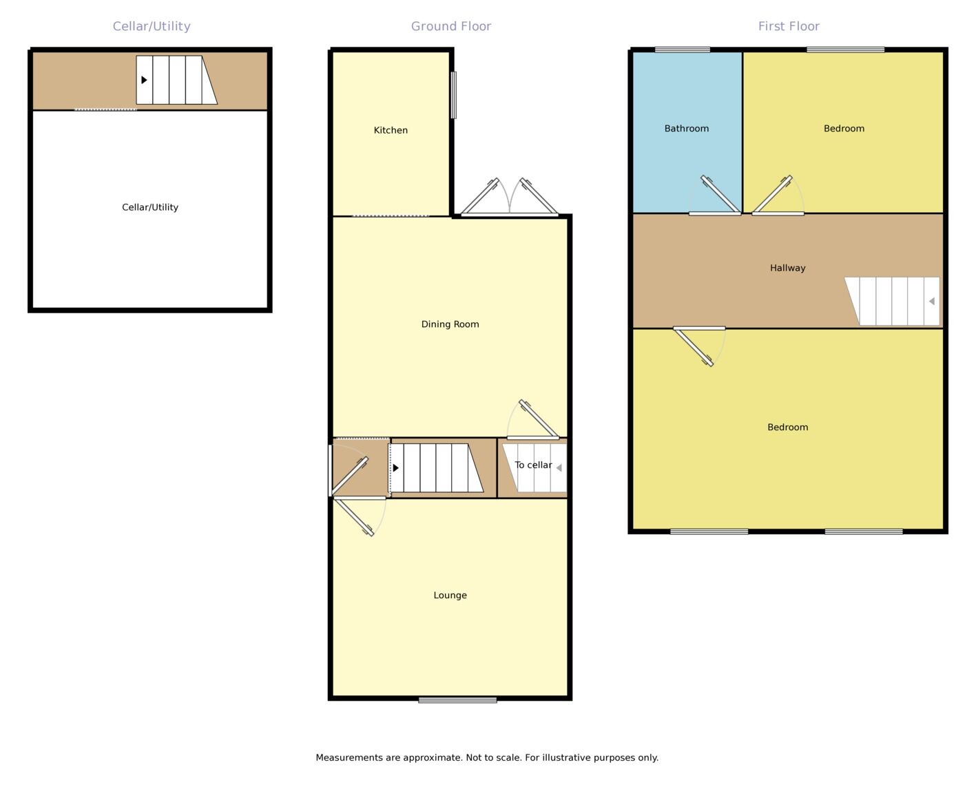 Floorplan of 2 bedroom House to rent, York Street, Derby, Derbyshire, DE1