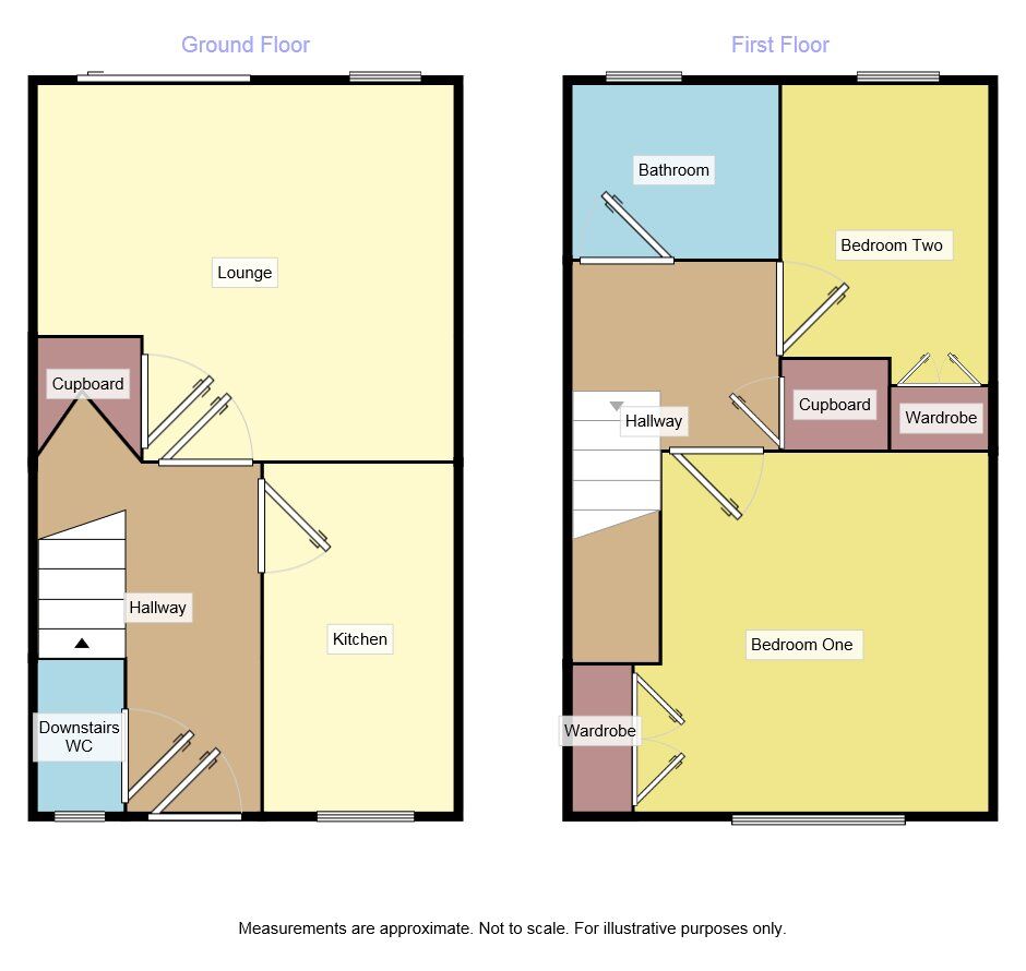 Floorplan of 2 bedroom  House to rent, Cottage Court, Belper, Derbyshire, DE56