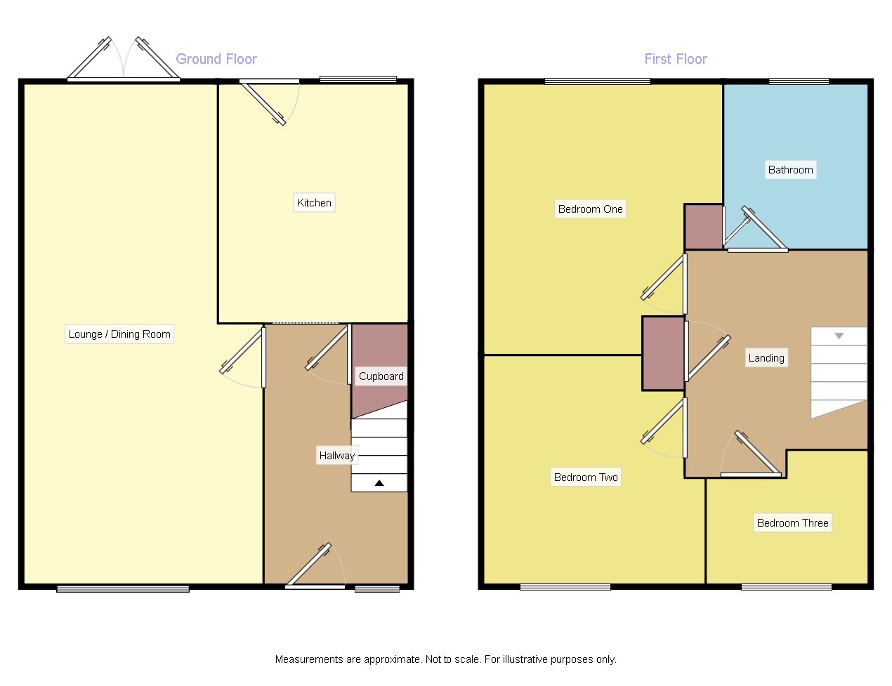 Floorplan of 3 bedroom Semi Detached House to rent, Jubilee Court, Belper, Derbyshire, DE56