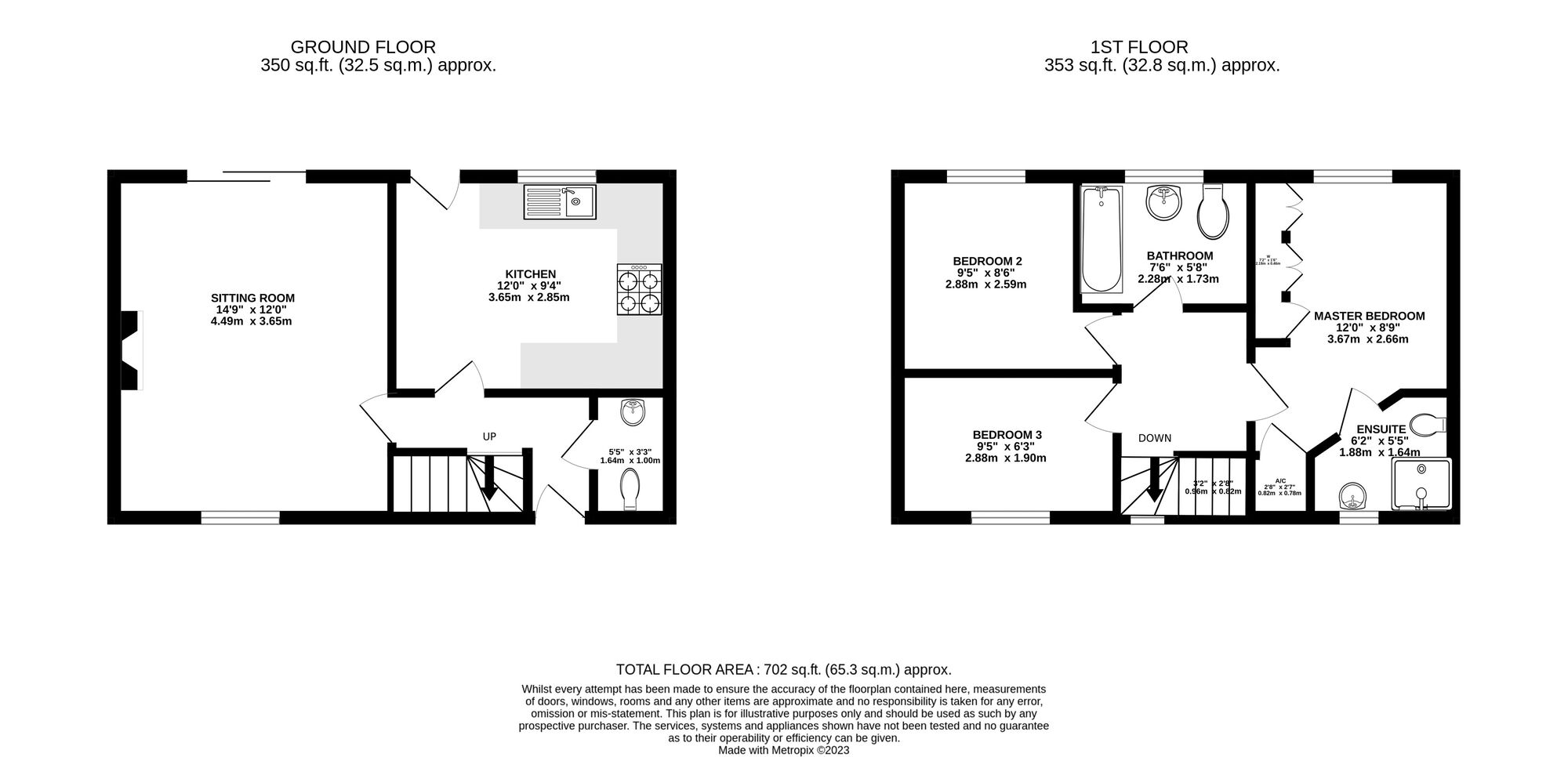 Floorplan of 3 bedroom Detached House for sale, Naseby Road, Belper, Derbyshire, DE56