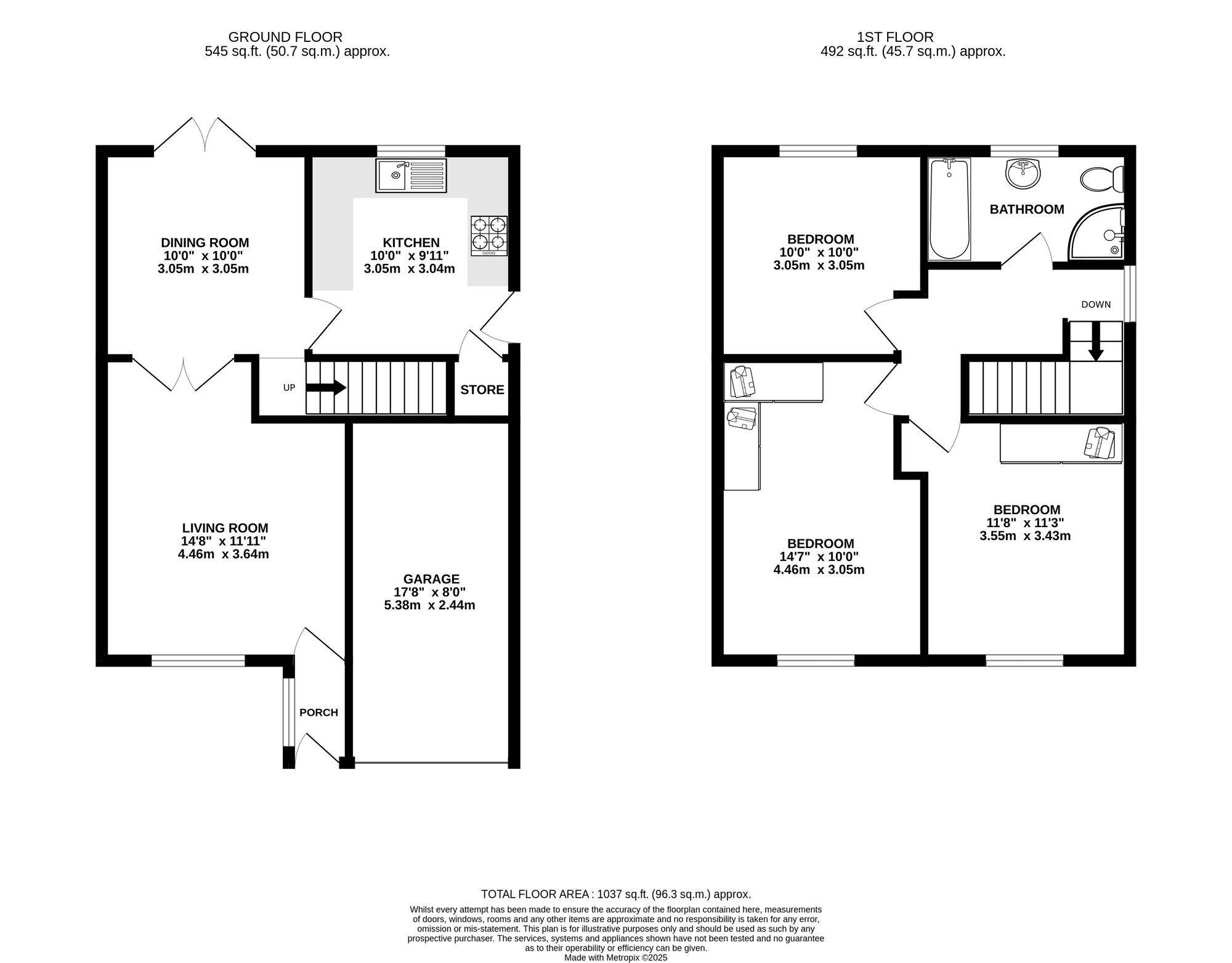 Floorplan of 3 bedroom Detached House for sale, Sandbed Lane, Belper, Derbyshire, DE56