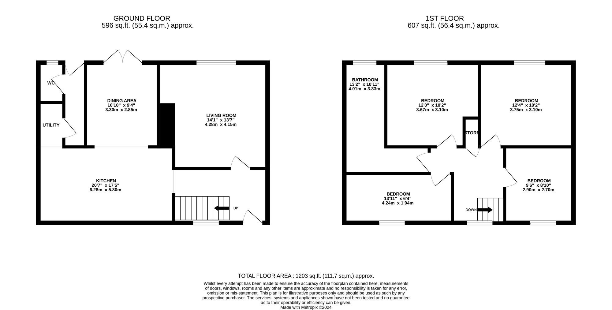 Floorplan of 4 bedroom Mid Terrace House for sale, Fairfield Road, Horsley Woodhouse, Derbyshire, DE7