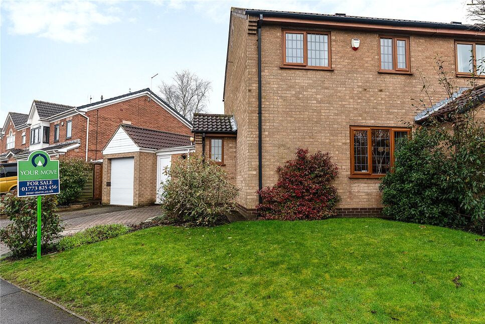 Main image of 3 bedroom End Terrace House for sale, John O'Gaunts Way, Belper, Derbyshire, DE56