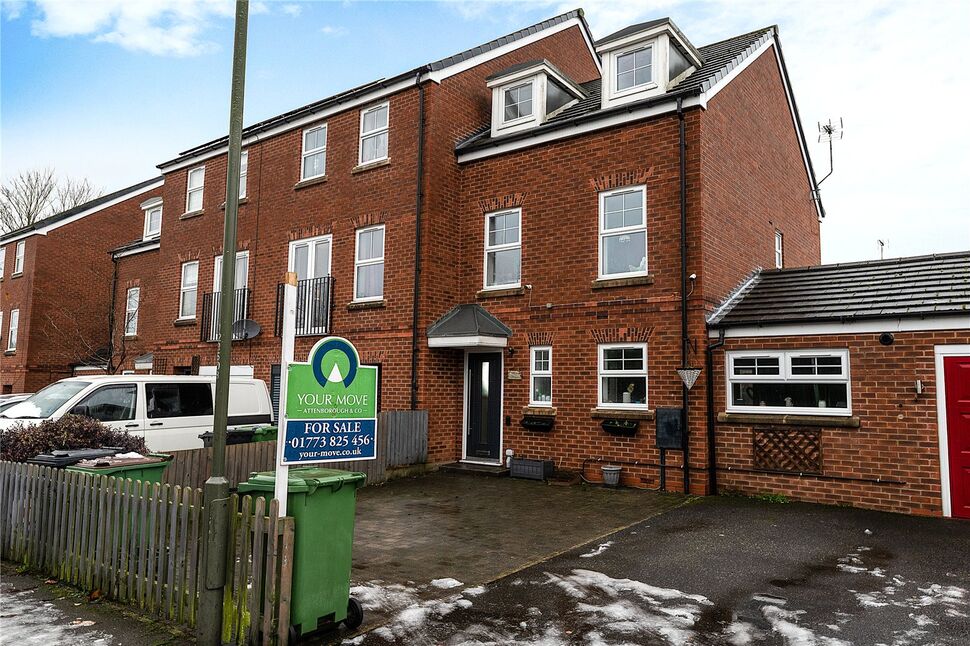 Main image of 3 bedroom End Terrace House for sale, Thornhill Avenue, Belper, Derbyshire, DE56