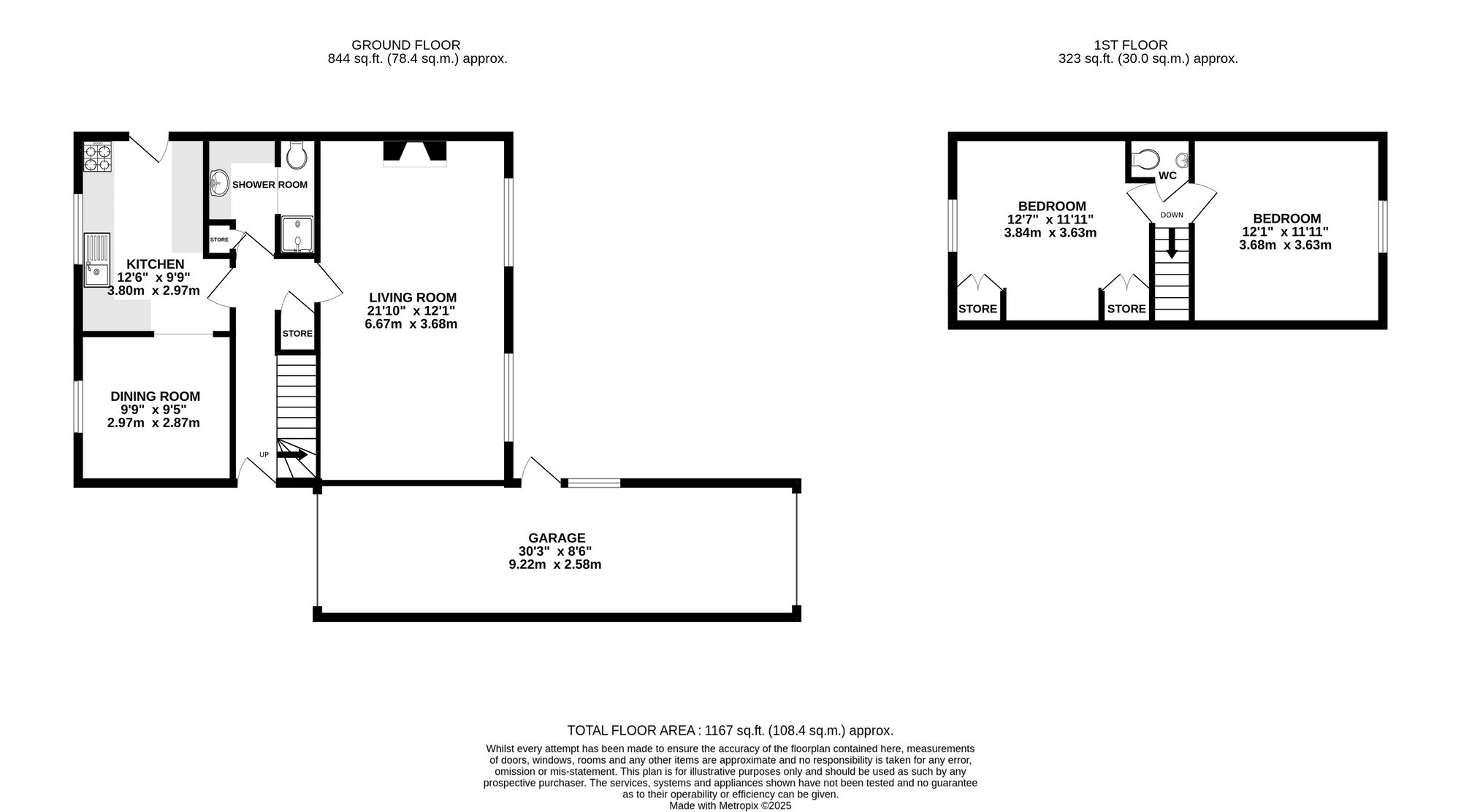 Floorplan of 2 bedroom Detached Bungalow for sale, The Croft, Heage, Derbyshire, DE56