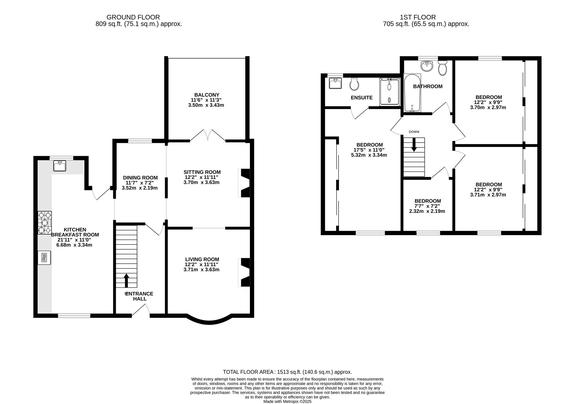 Floorplan of 4 bedroom Detached House for sale, Mount Pleasant Drive, Belper, Derbyshire, DE56