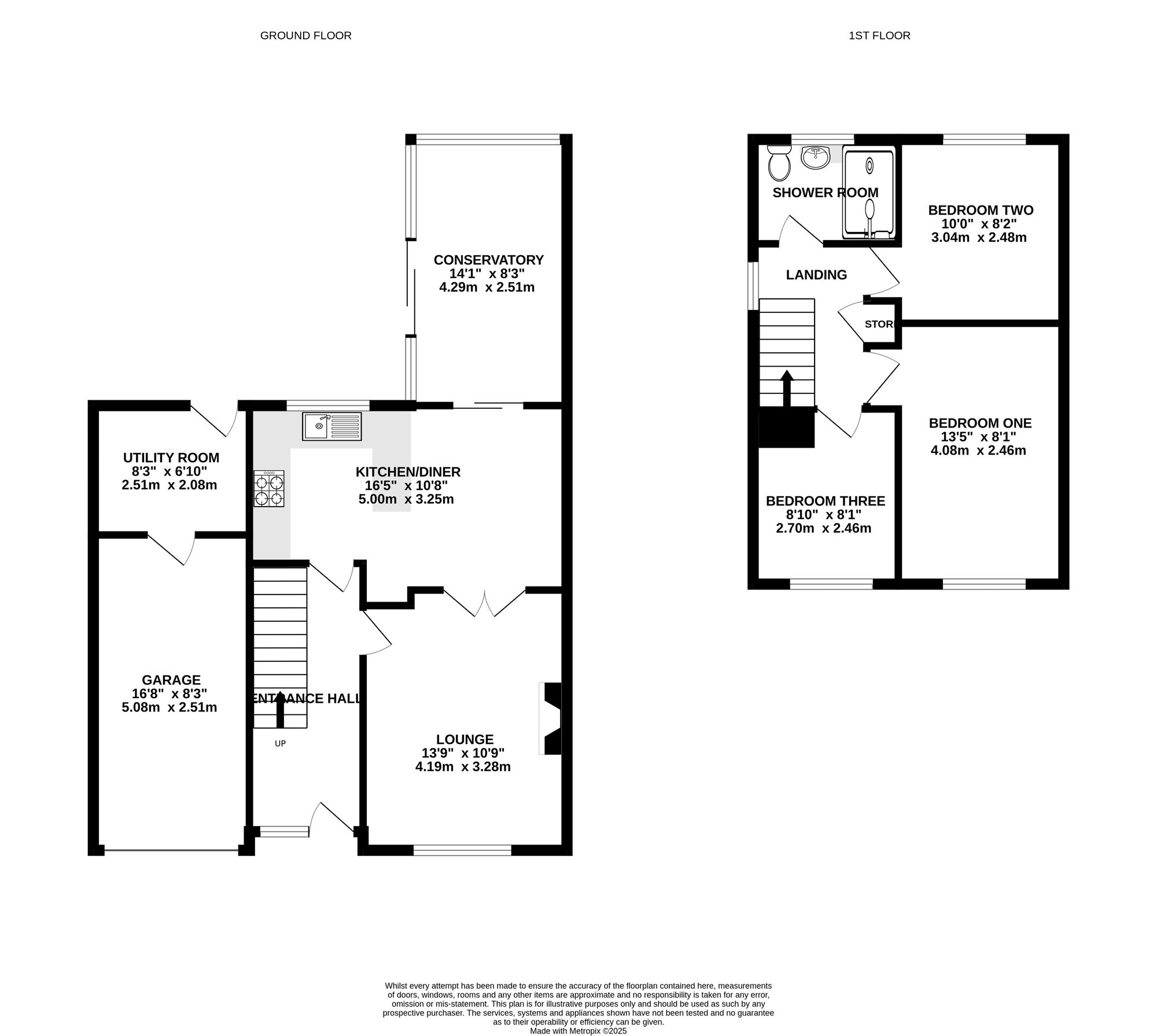 Floorplan of 3 bedroom Semi Detached House for sale, Elm Tree Avenue, Kilburn, Derbyshire, DE56