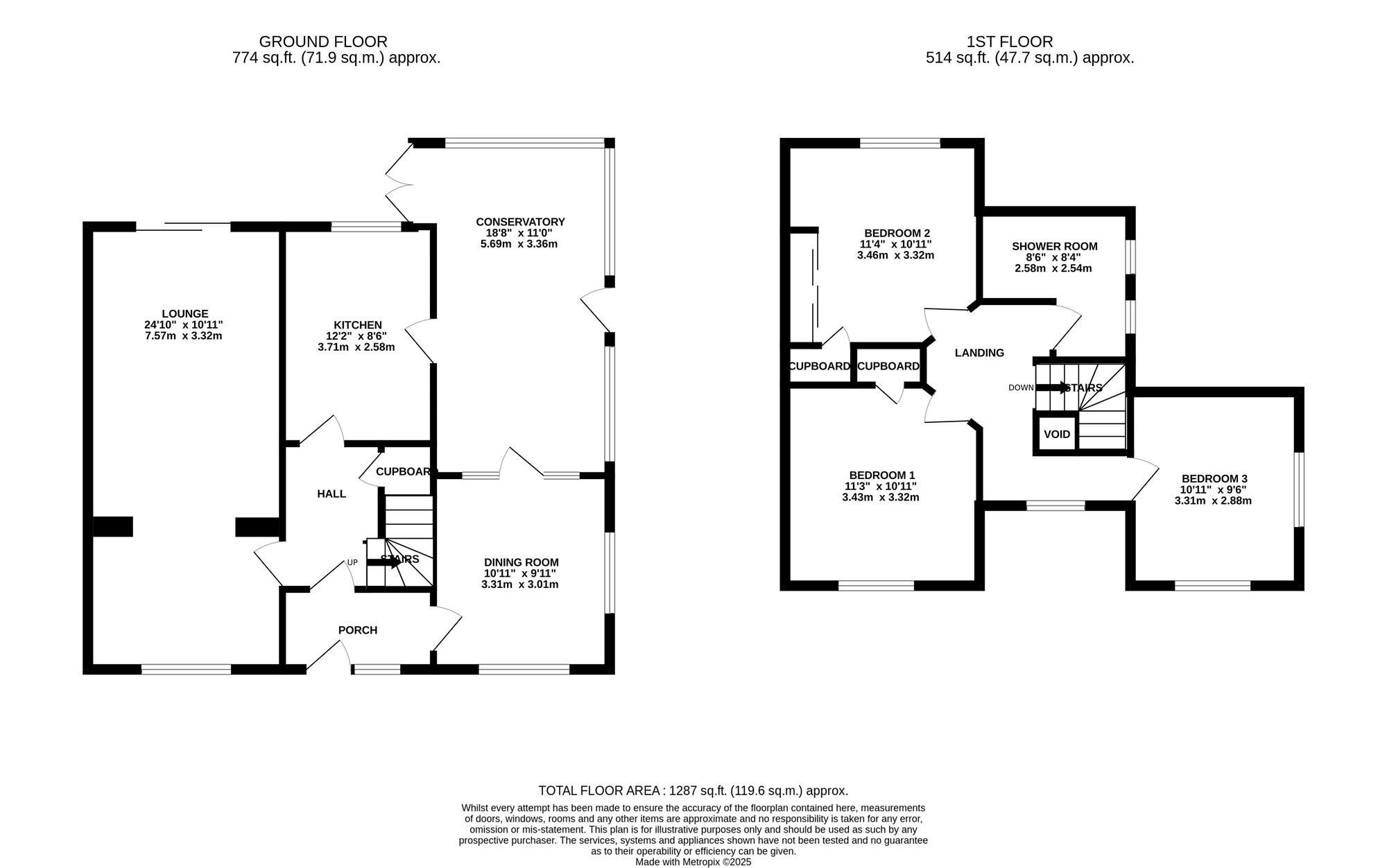 Floorplan of 3 bedroom Detached House for sale, Mount Pleasant Drive, Belper, Derbyshire, DE56