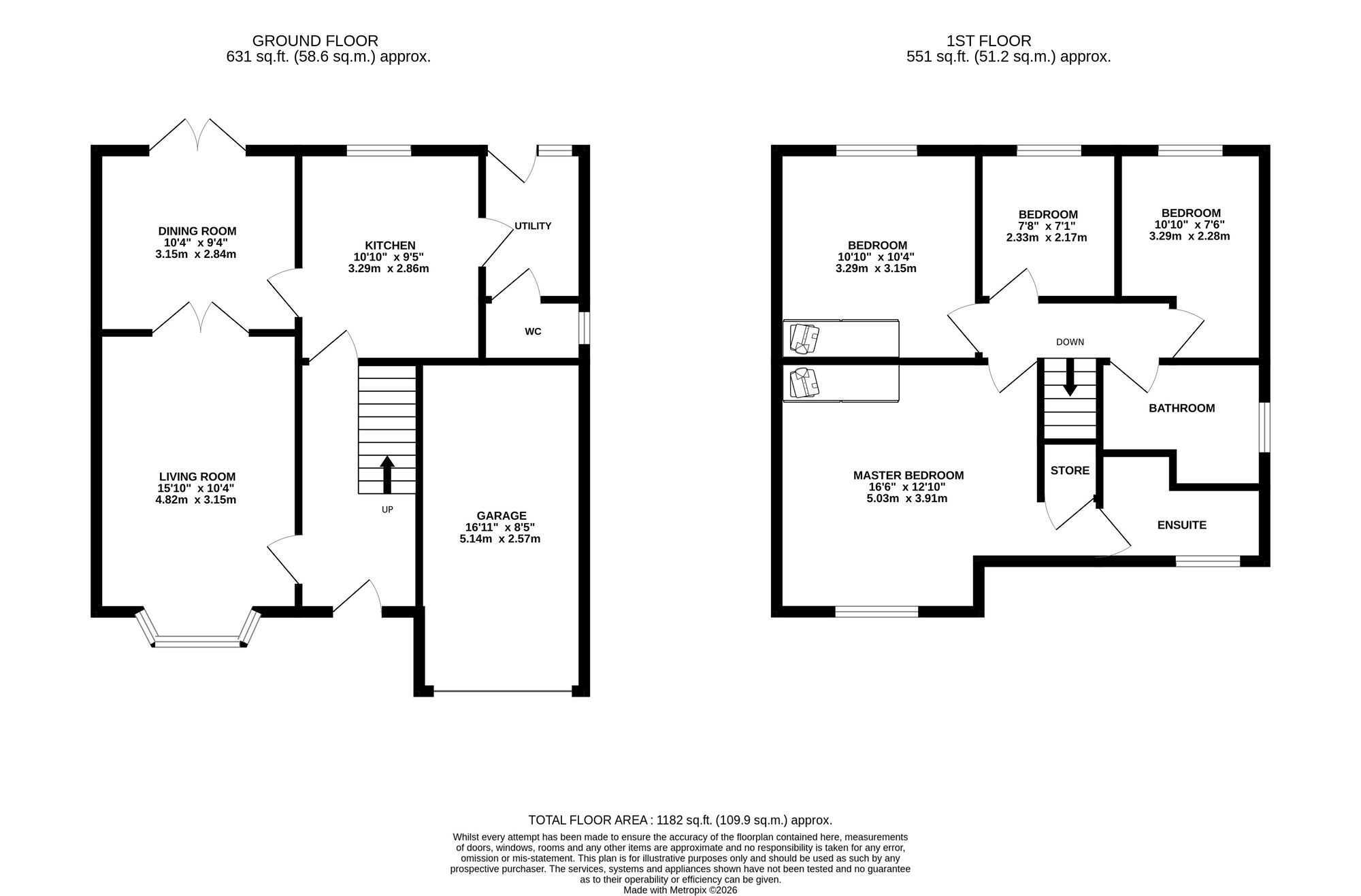 Floorplan of 4 bedroom Detached House for sale, Hollies Farm Drive, Horsley Woodhouse, Derbyshire, DE7