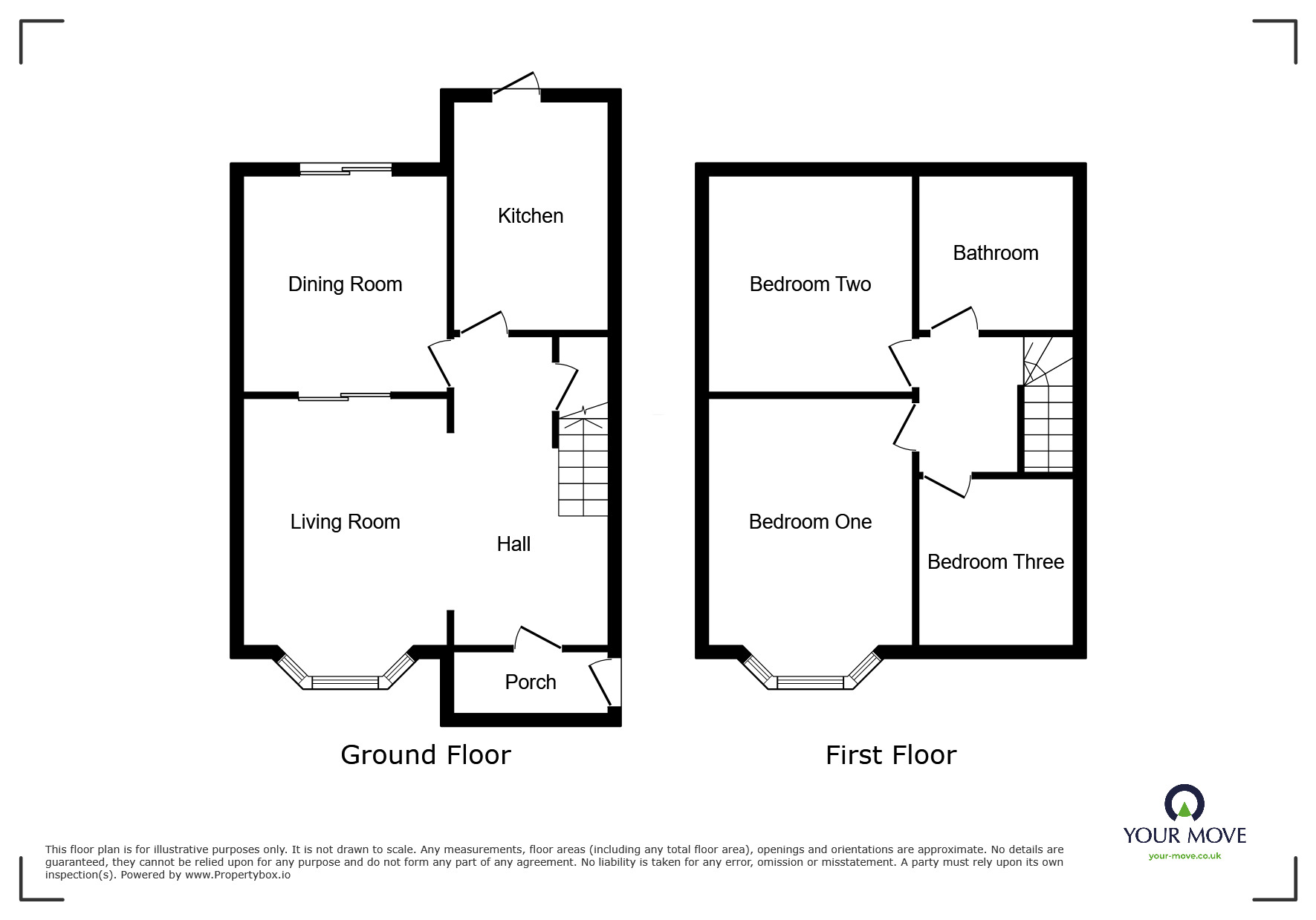 Floorplan of 3 bedroom Semi Detached House for sale, Crossfield Street, Bury, Greater Manchester, BL9