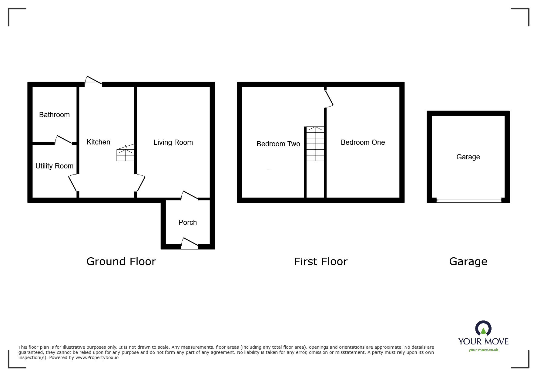 Floorplan of 2 bedroom End Terrace Property for sale, New Lane, Greater Manchester, BL2