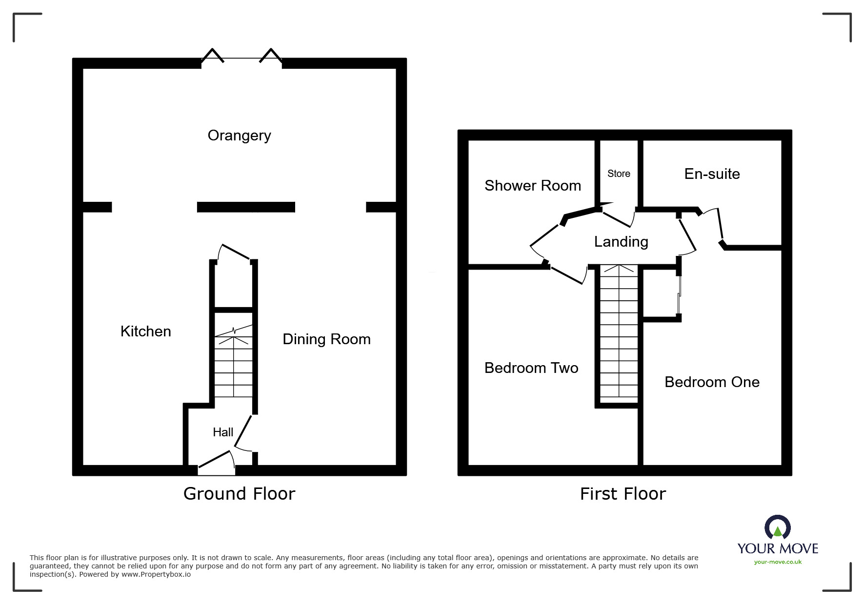 Floorplan of 2 bedroom Semi Detached House for sale, Bronte Avenue, Bury, Greater Manchester, BL9