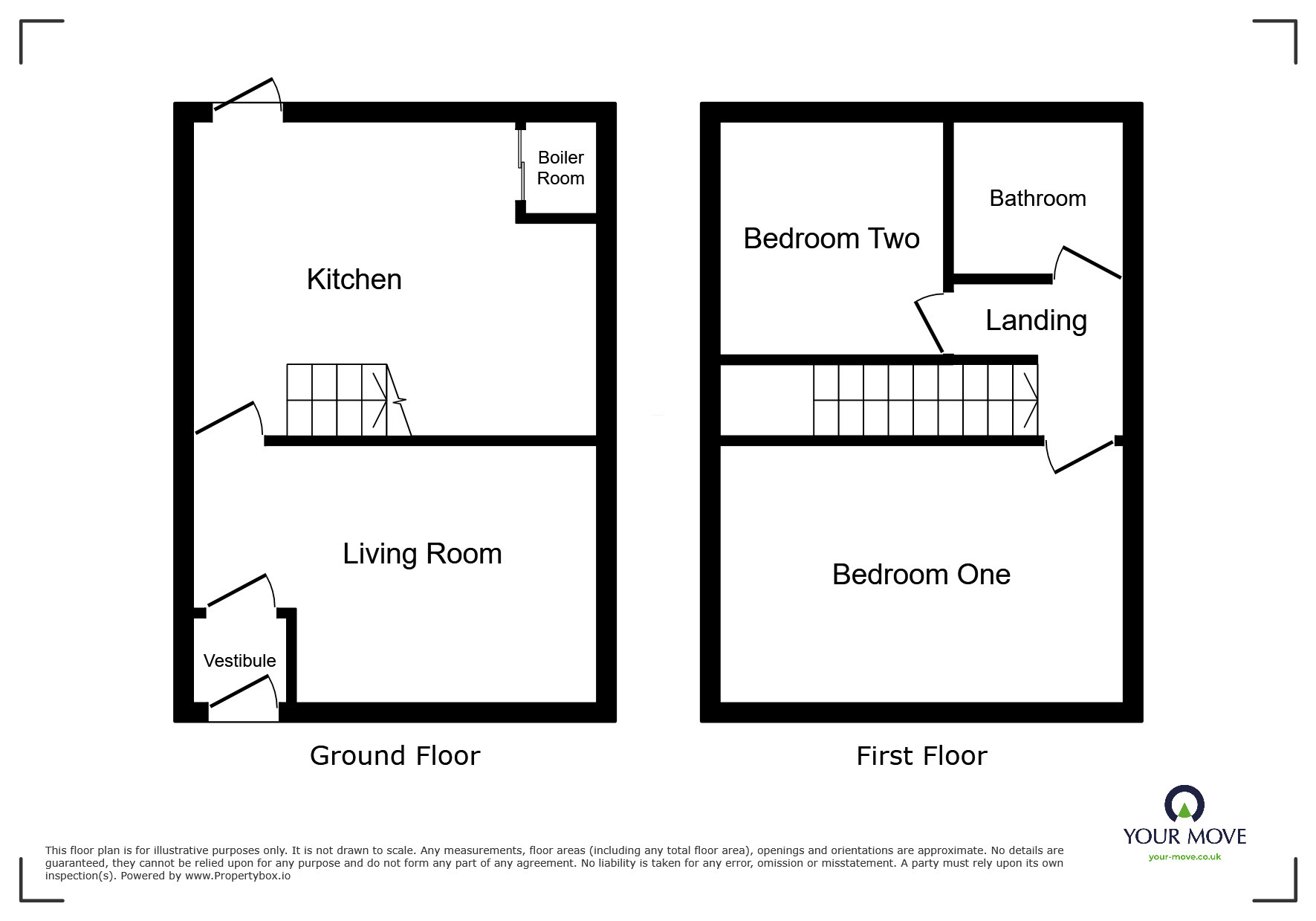 Floorplan of 2 bedroom Mid Terrace House to rent, New Cateaton Street, Bury, Greater Manchester, BL9