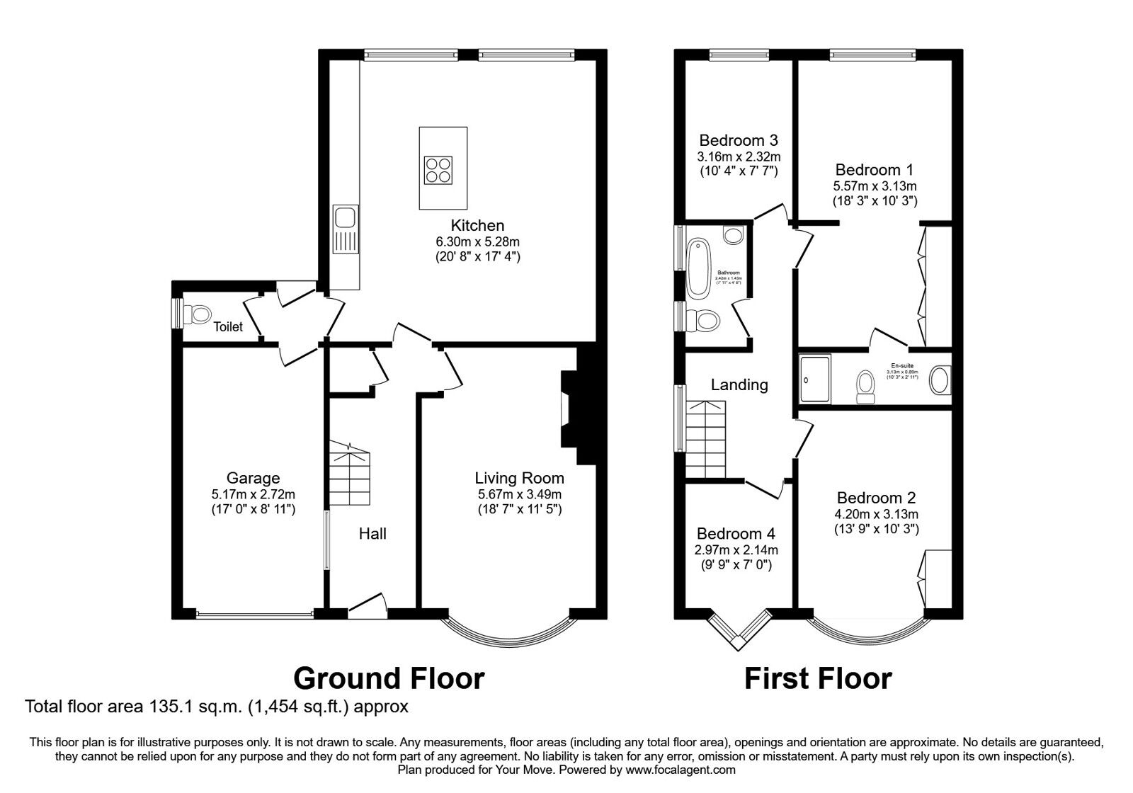 Floorplan of 4 bedroom Semi Detached House for sale, Heaton Avenue, Bolton, Greater Manchester, BL1