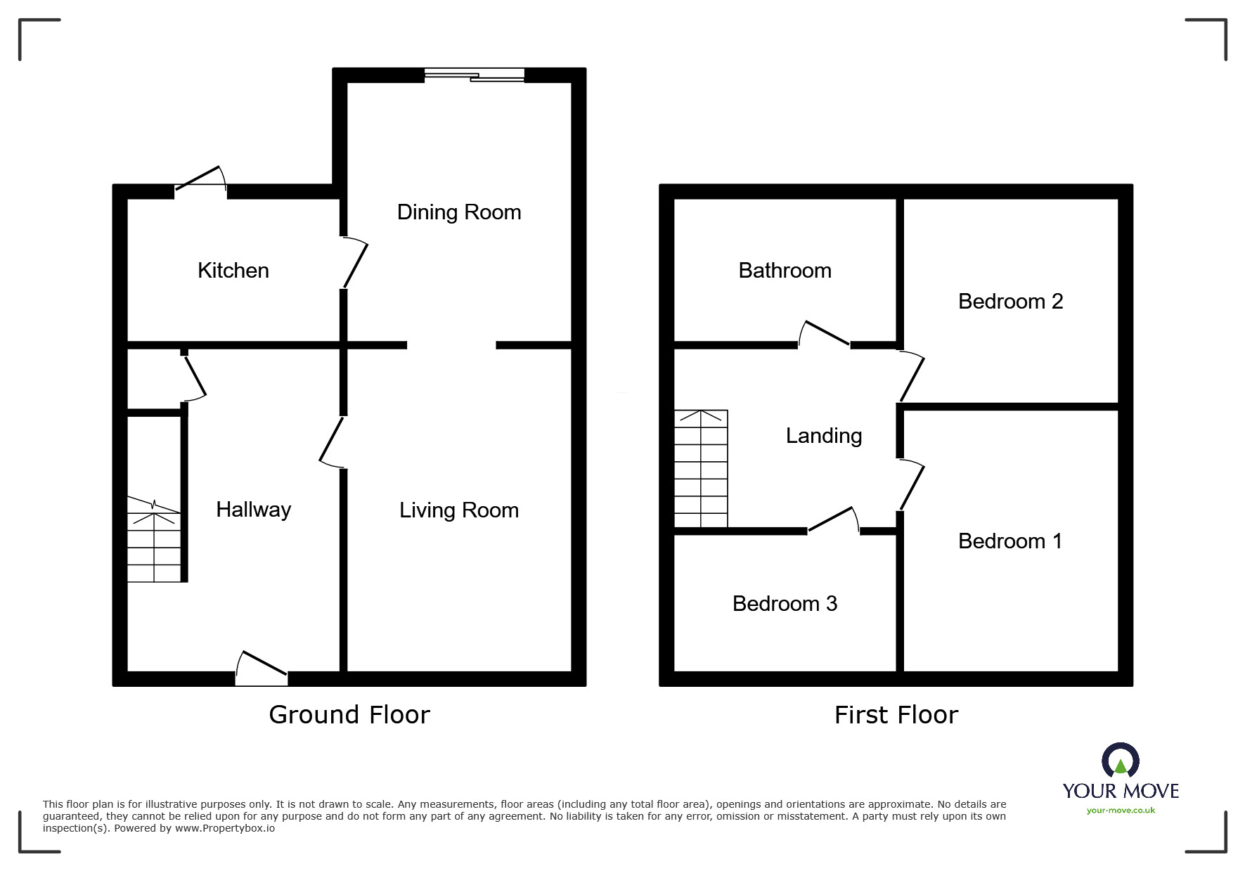 Floorplan of 3 bedroom Semi Detached House for sale, Cotswold Crescent, Bury, Greater Manchester, BL8