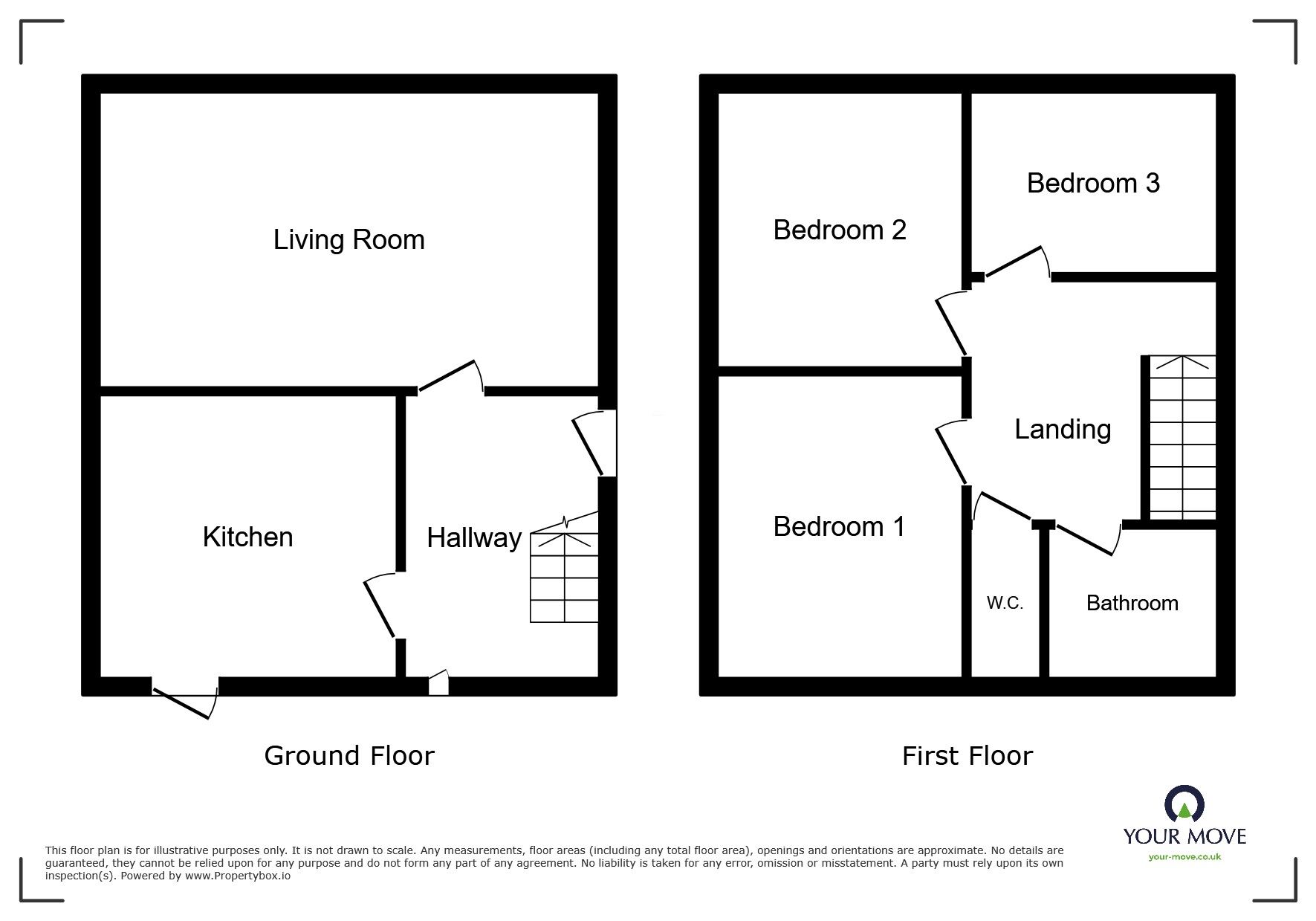 Floorplan of 3 bedroom Semi Detached House to rent, Topping Fold Road, Bury, Greater Manchester, BL9