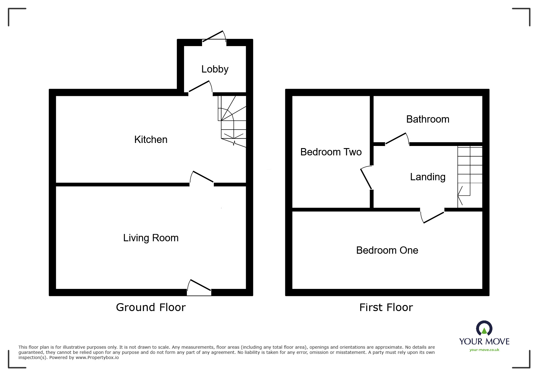 Floorplan of 2 bedroom Mid Terrace House for sale, Dunstan Street, Bolton, Greater Manchester, BL2