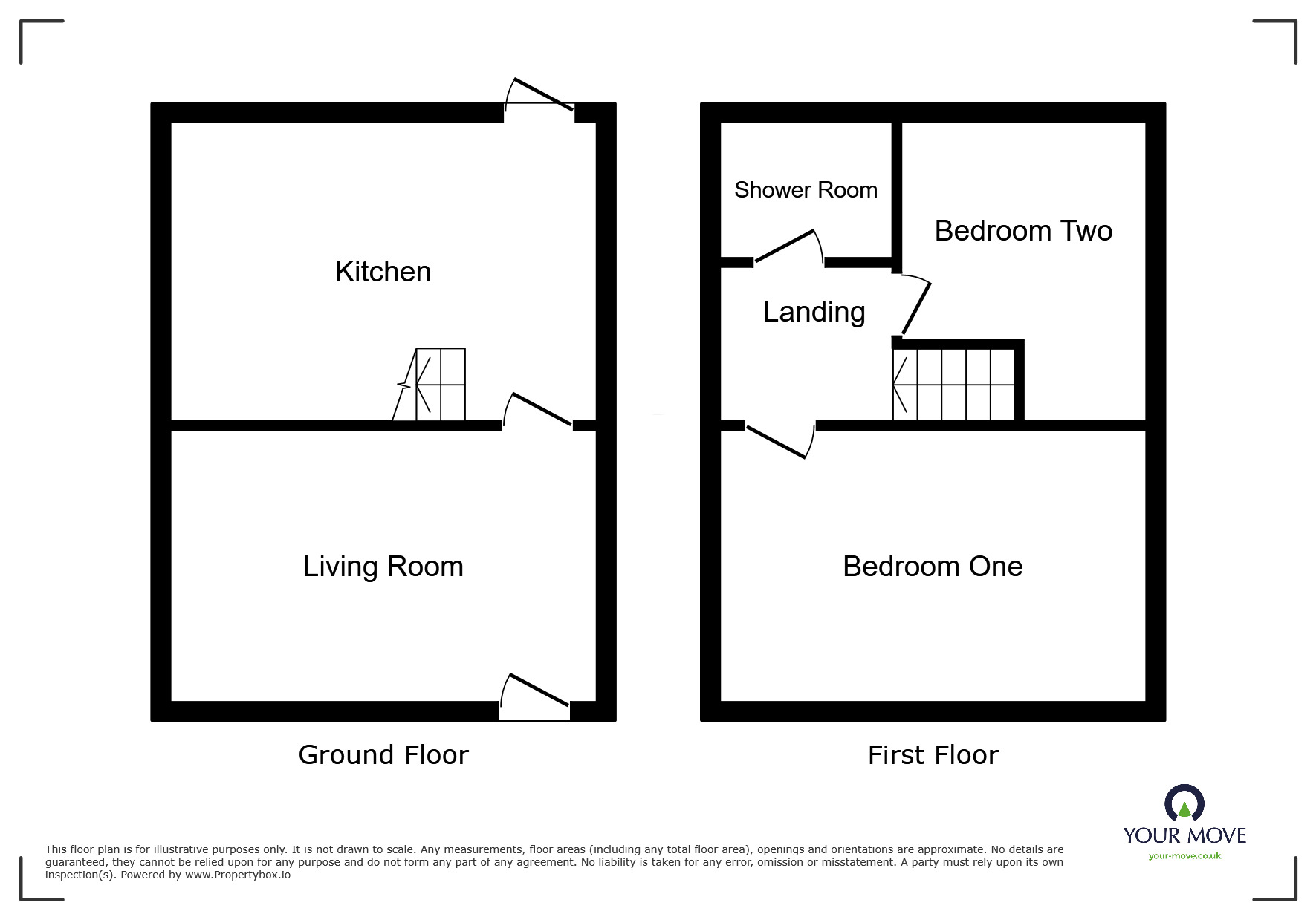 Floorplan of 2 bedroom Mid Terrace House for sale, Halton Street, Bolton, Greater Manchester, BL2