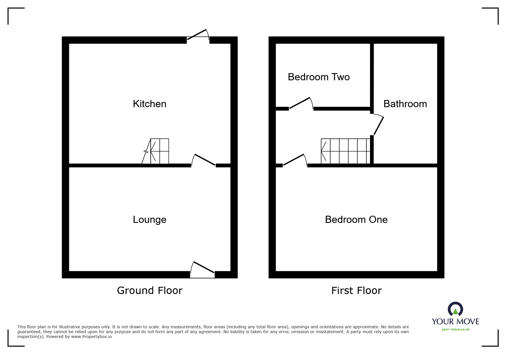 Floorplan of 2 bedroom Mid Terrace House for sale, Halton Street, Bolton, Greater Manchester, BL2