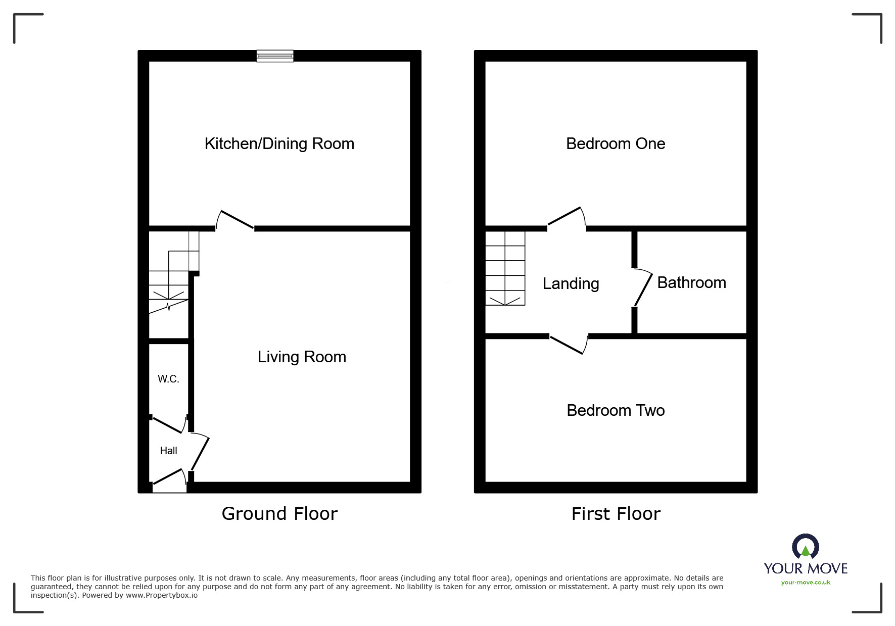 Floorplan of 2 bedroom Mid Terrace House for sale, Premier Way, Bury, Greater Manchester, BL8